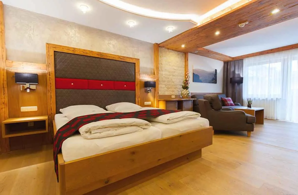 Bed in Kristall- & Vitalhotel Bergknappenhof