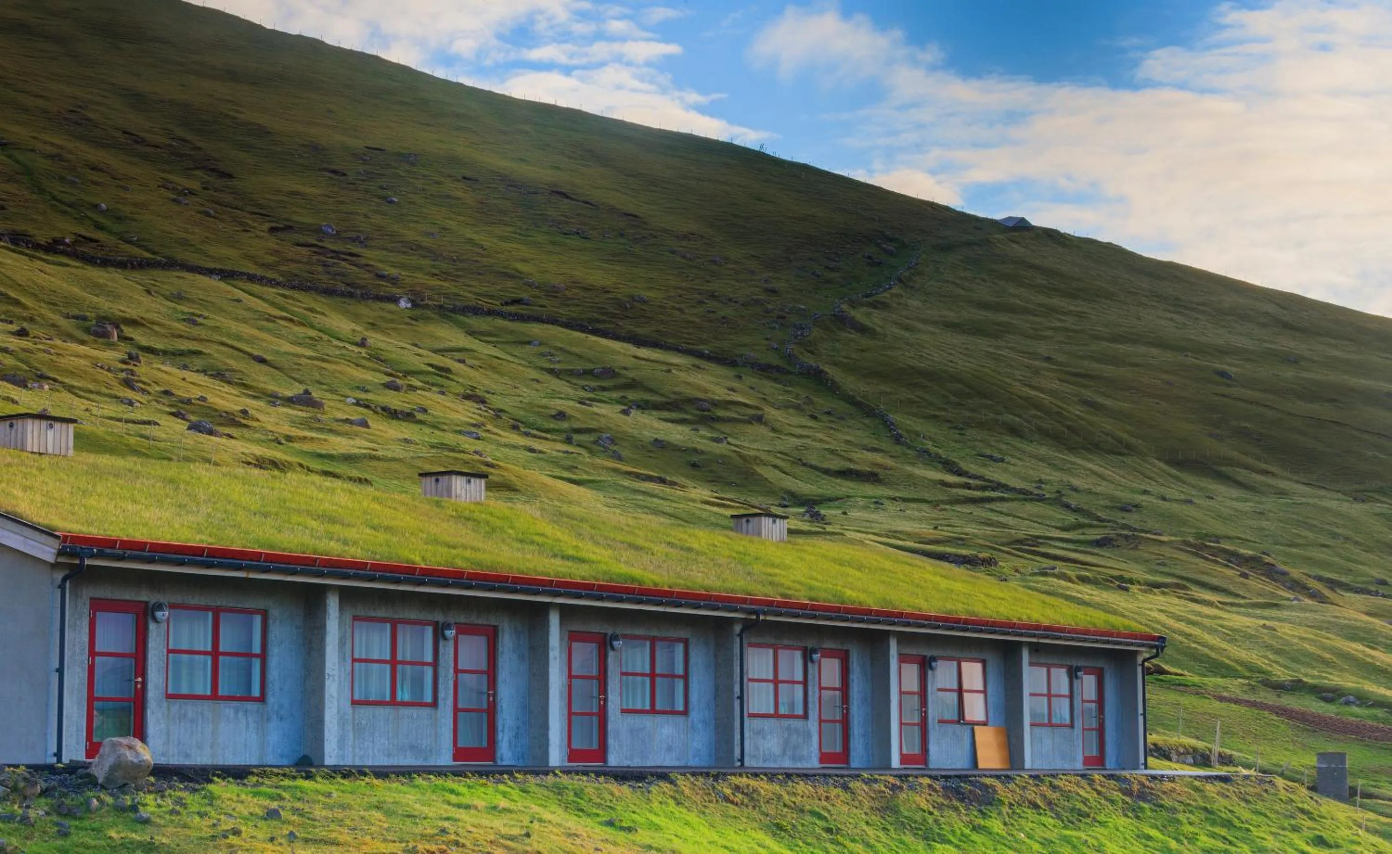 Property building in Gjaargardur Guesthouse Gjogv