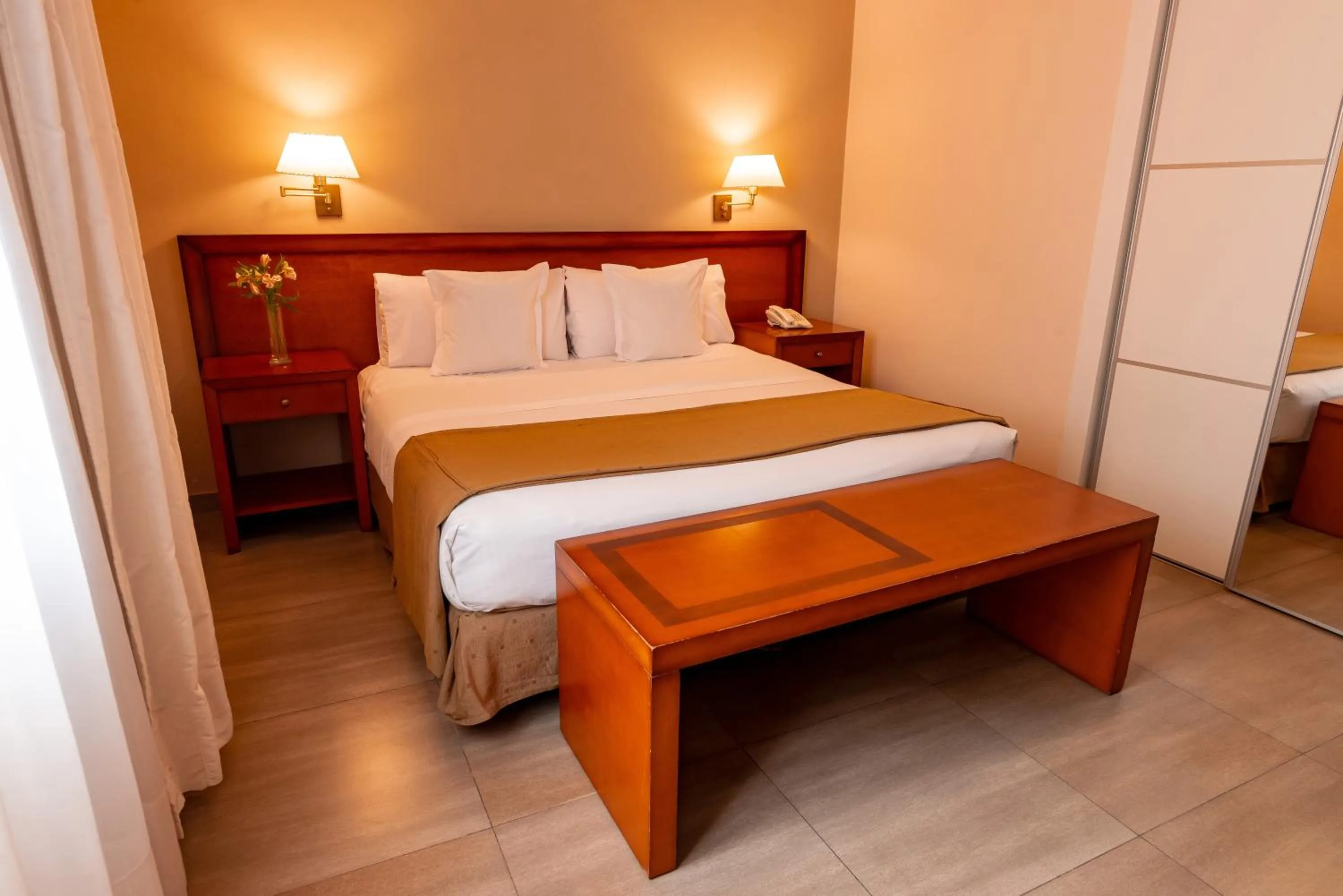 Bed in Hotel Riviera