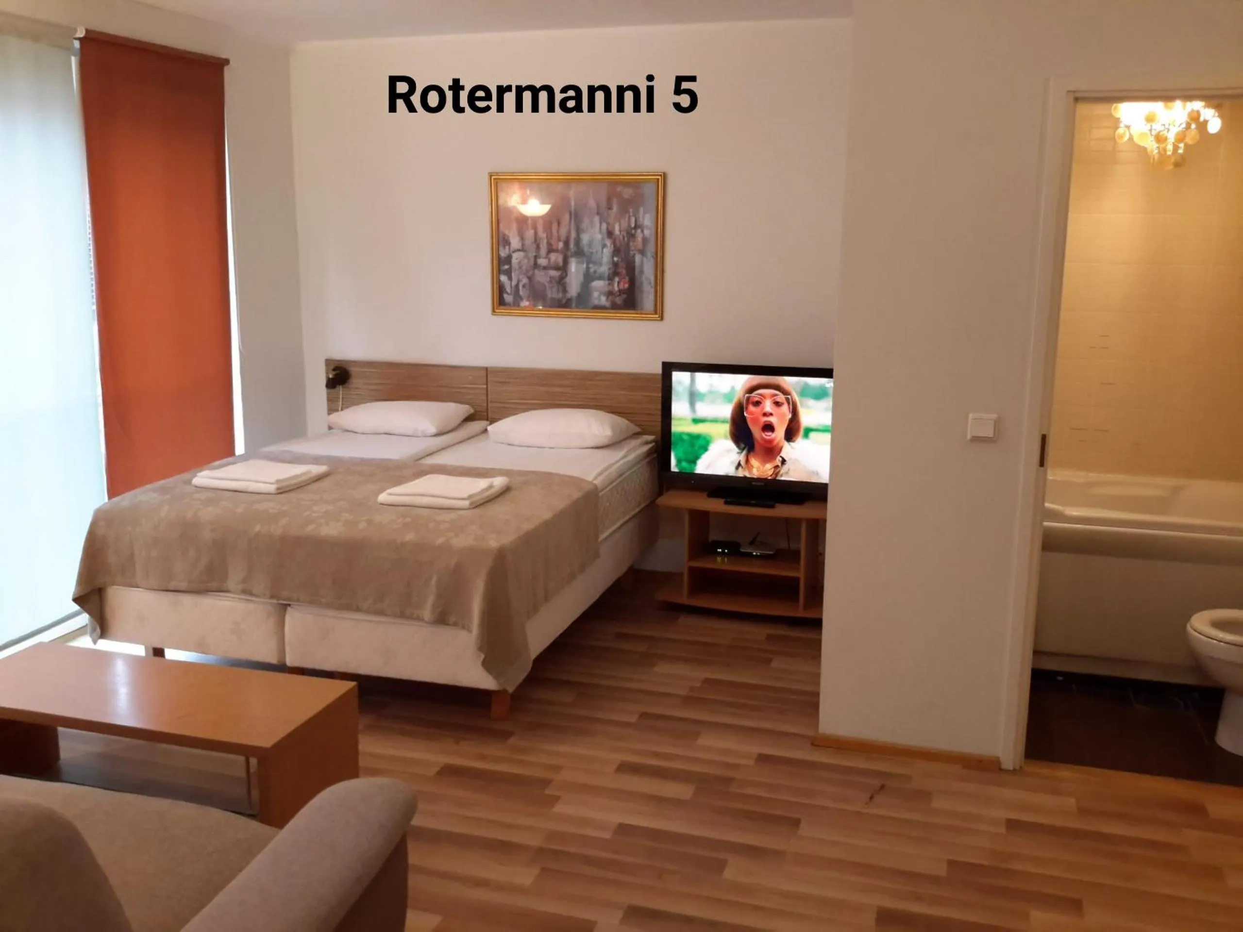 Bed in Apartments Rotermanni
