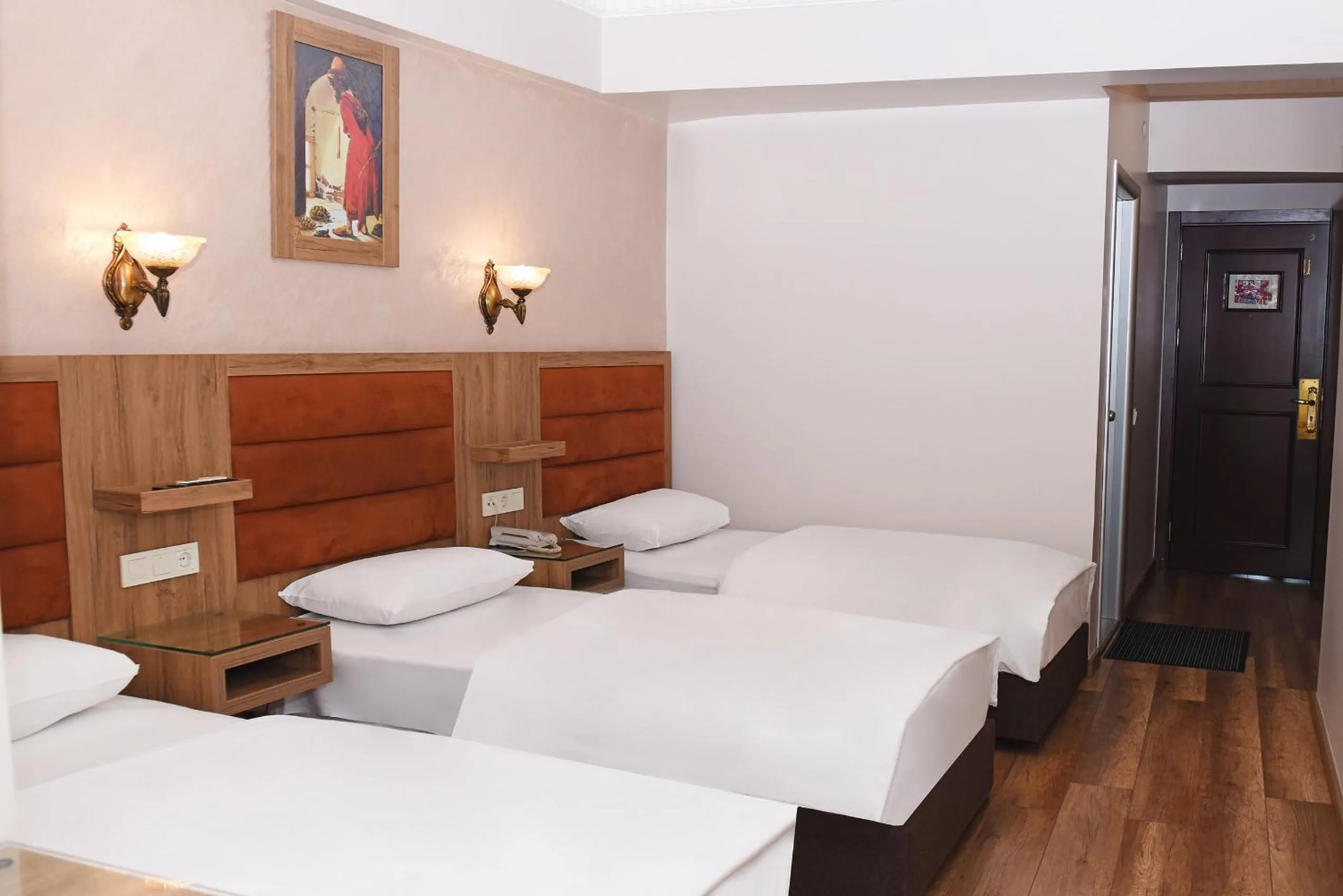 Bed in Hotel Grand Umit