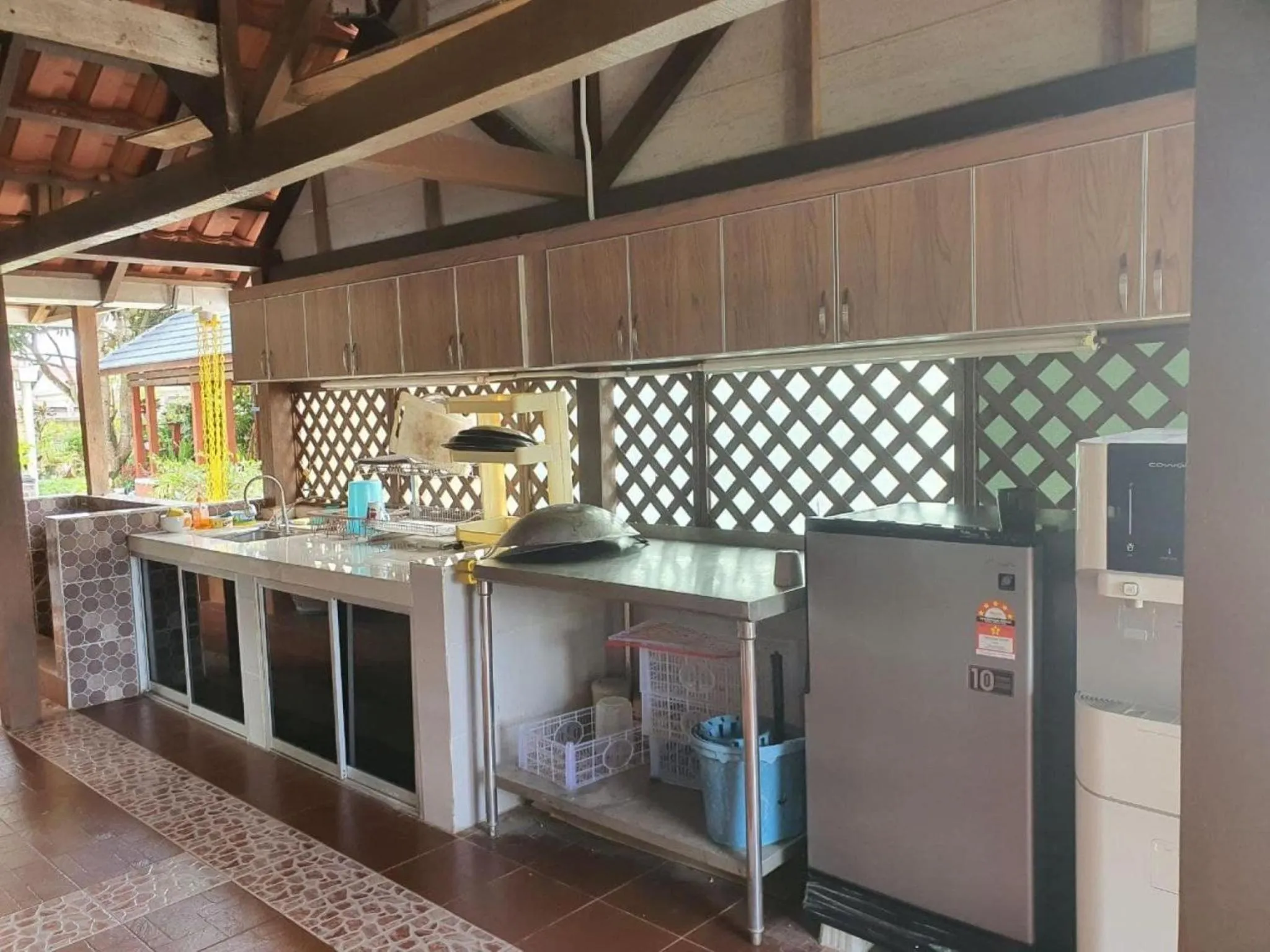 Kitchen or kitchenette in Villa Temila