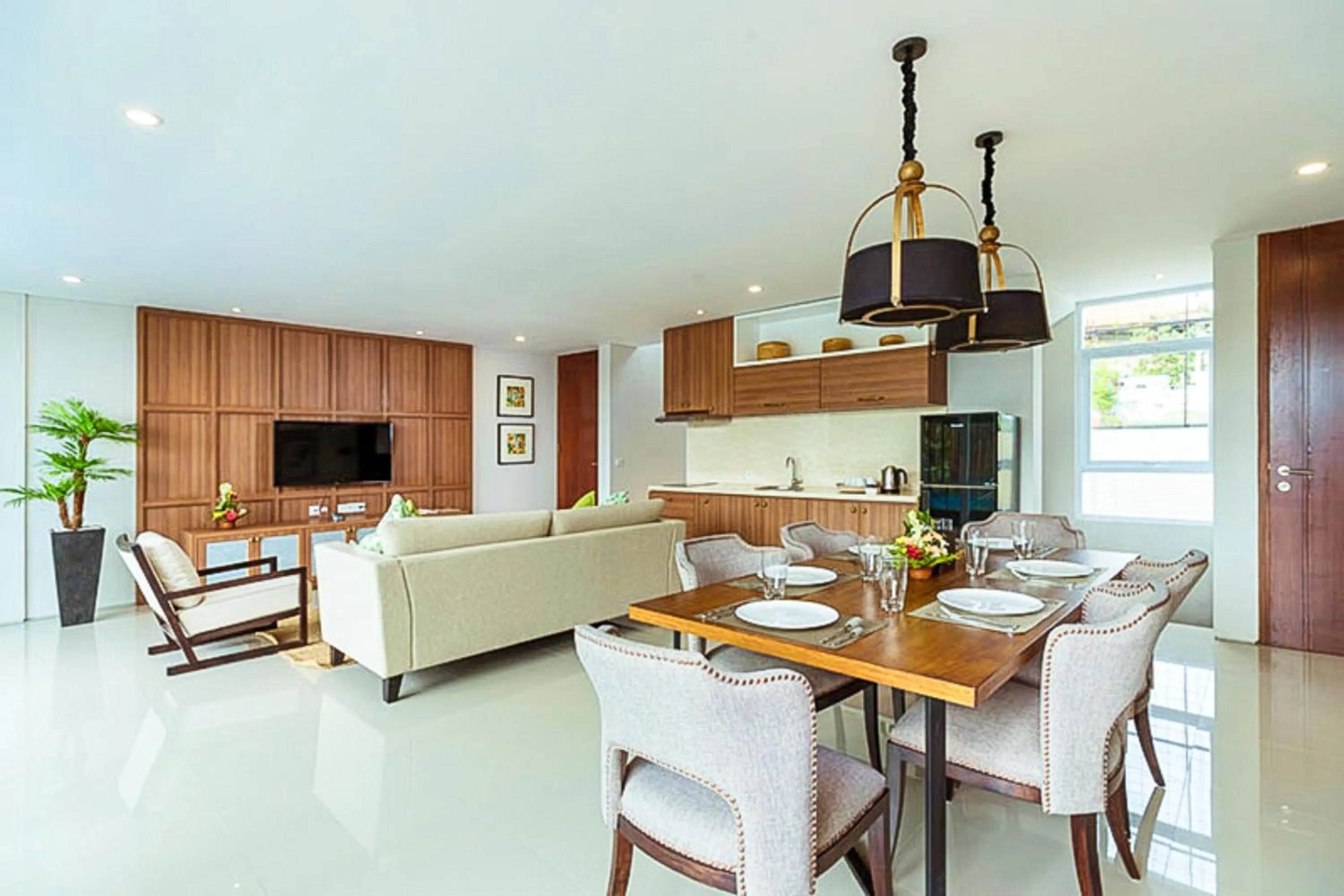 Kitchen or kitchenette in Nusa Dua Bayview Villas