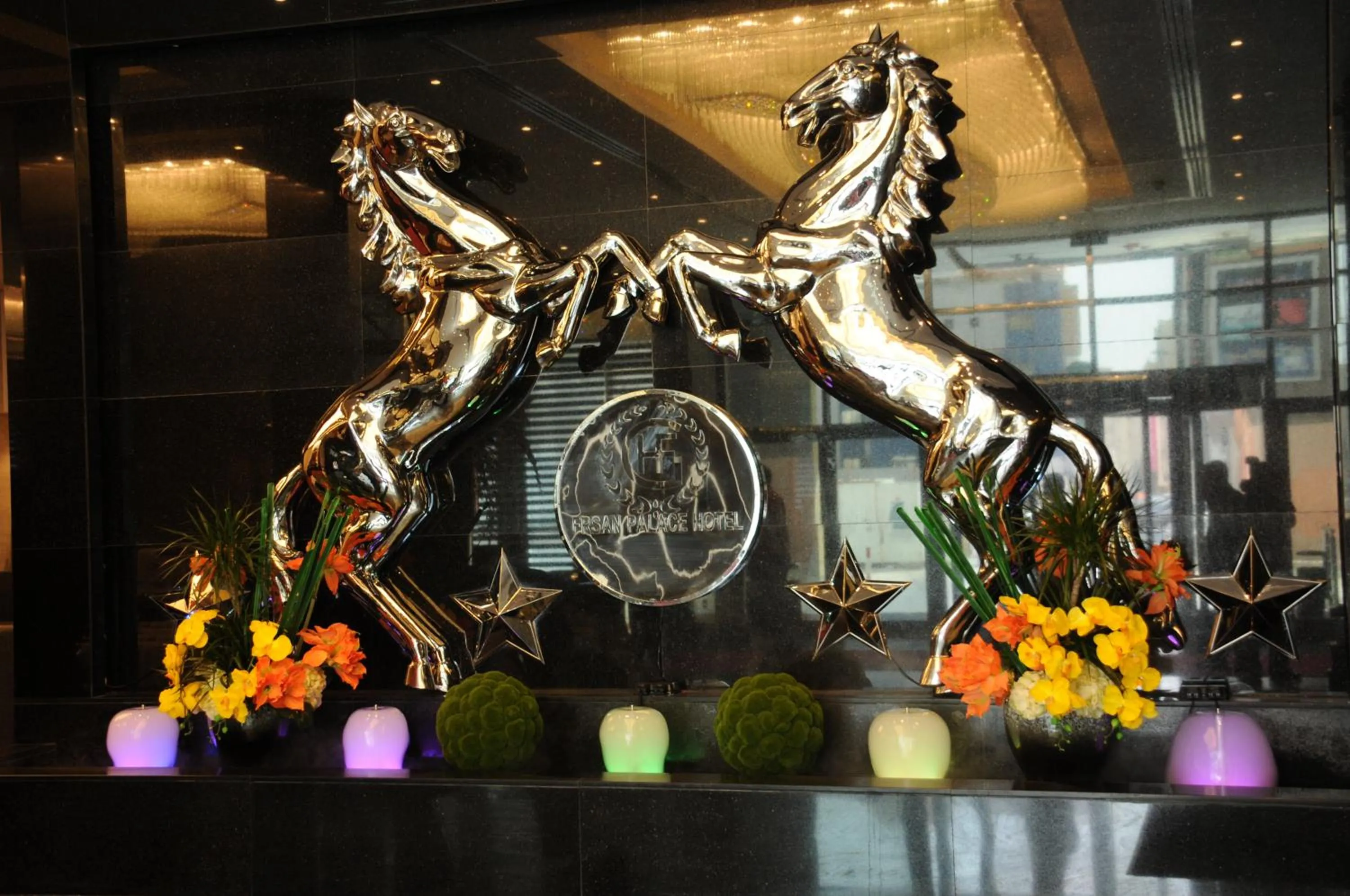 Decorative detail in Frsan Palace Hotel