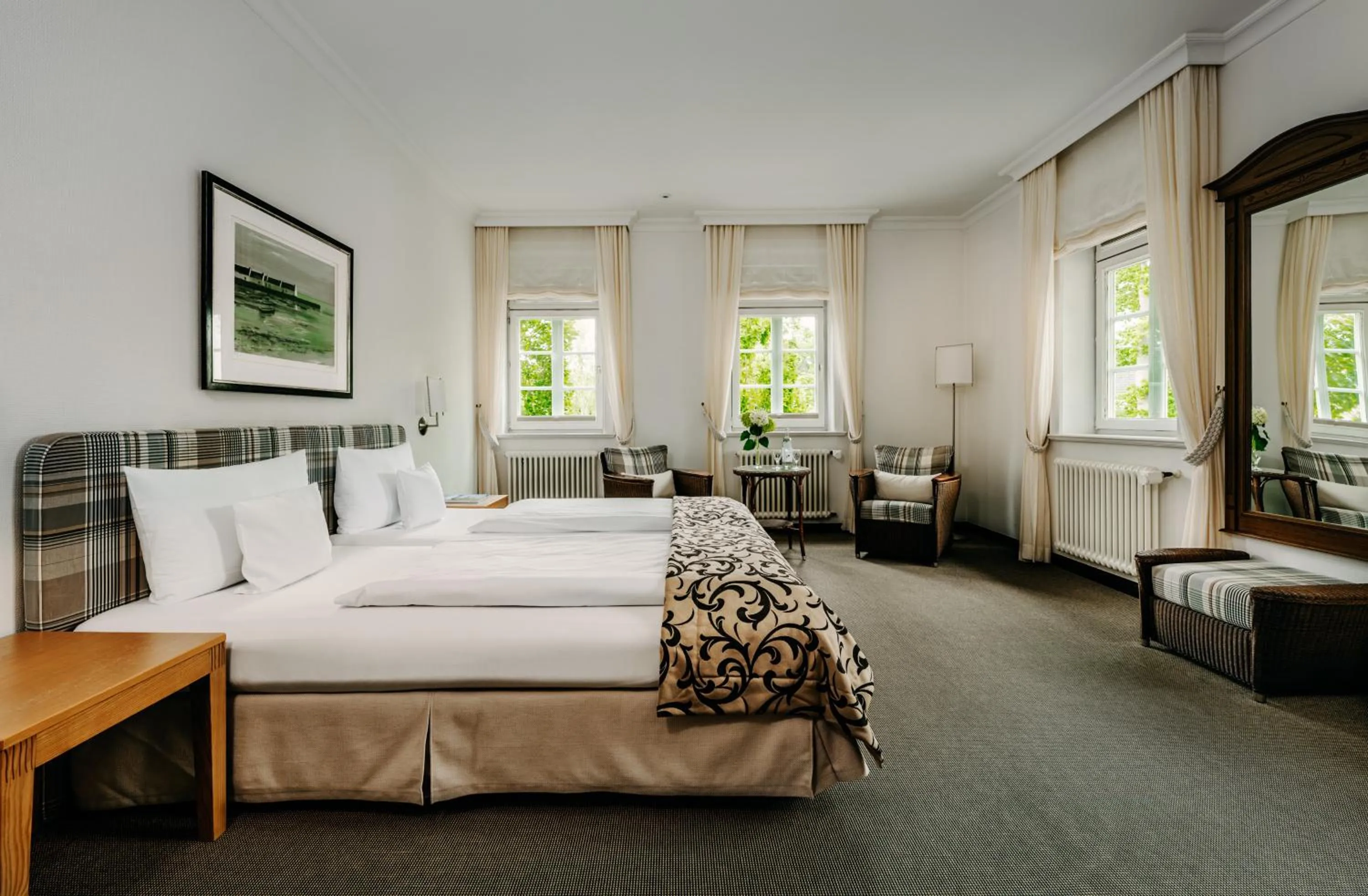 Bedroom, Bed in Niemeyers Romantik Posthotel