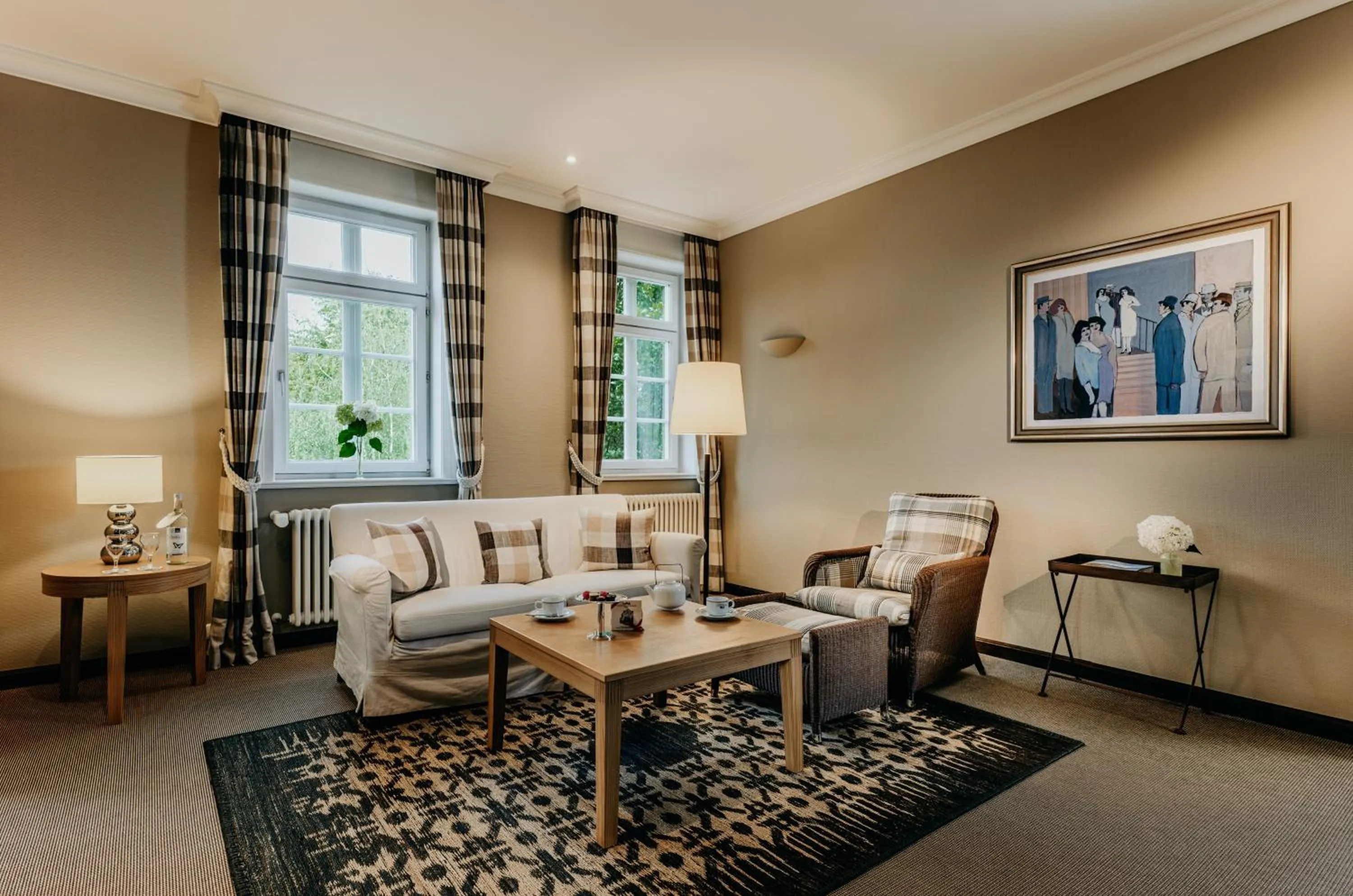 Living room in Niemeyers Romantik Posthotel