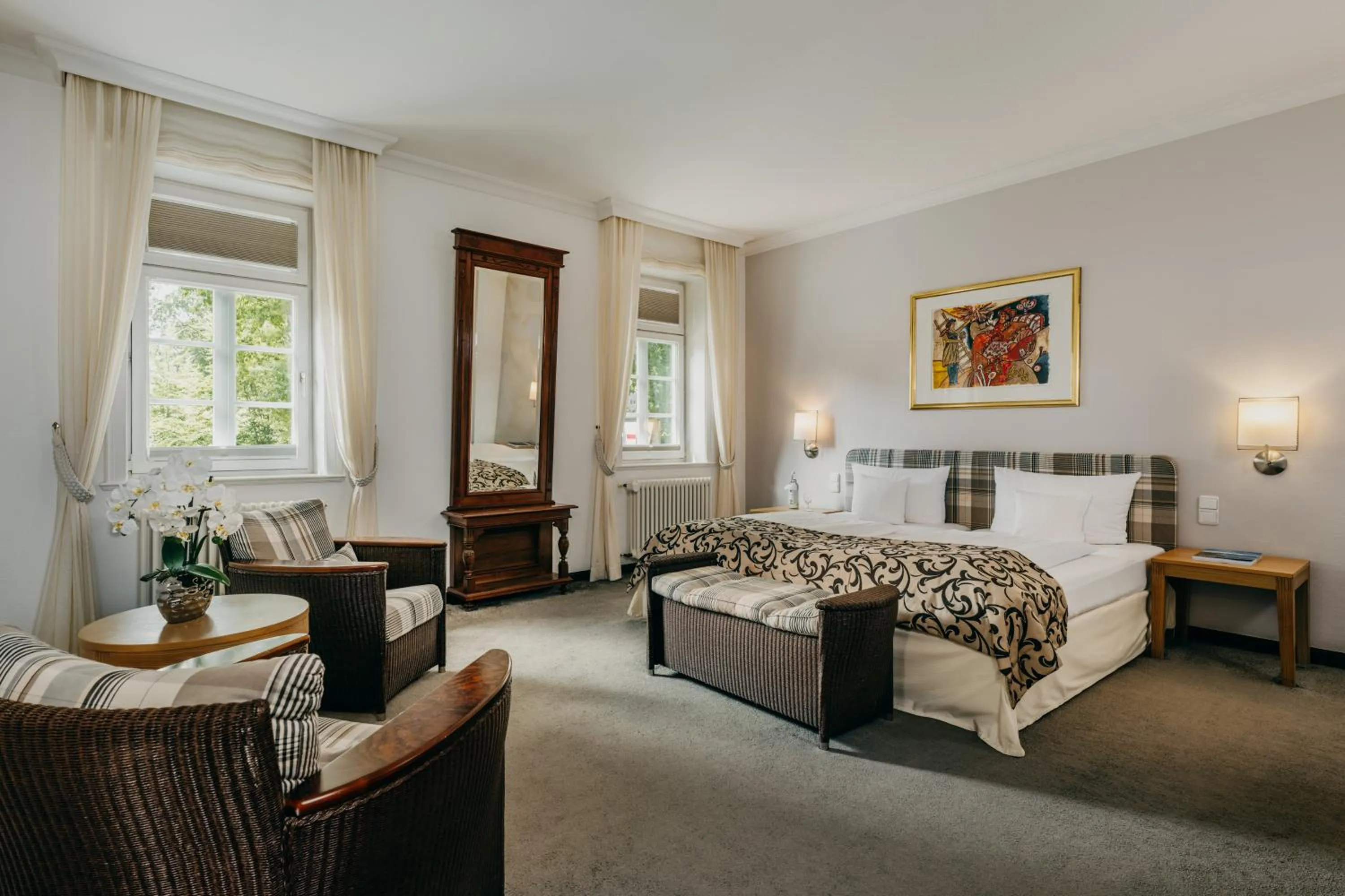 Bedroom, Bed in Niemeyers Romantik Posthotel