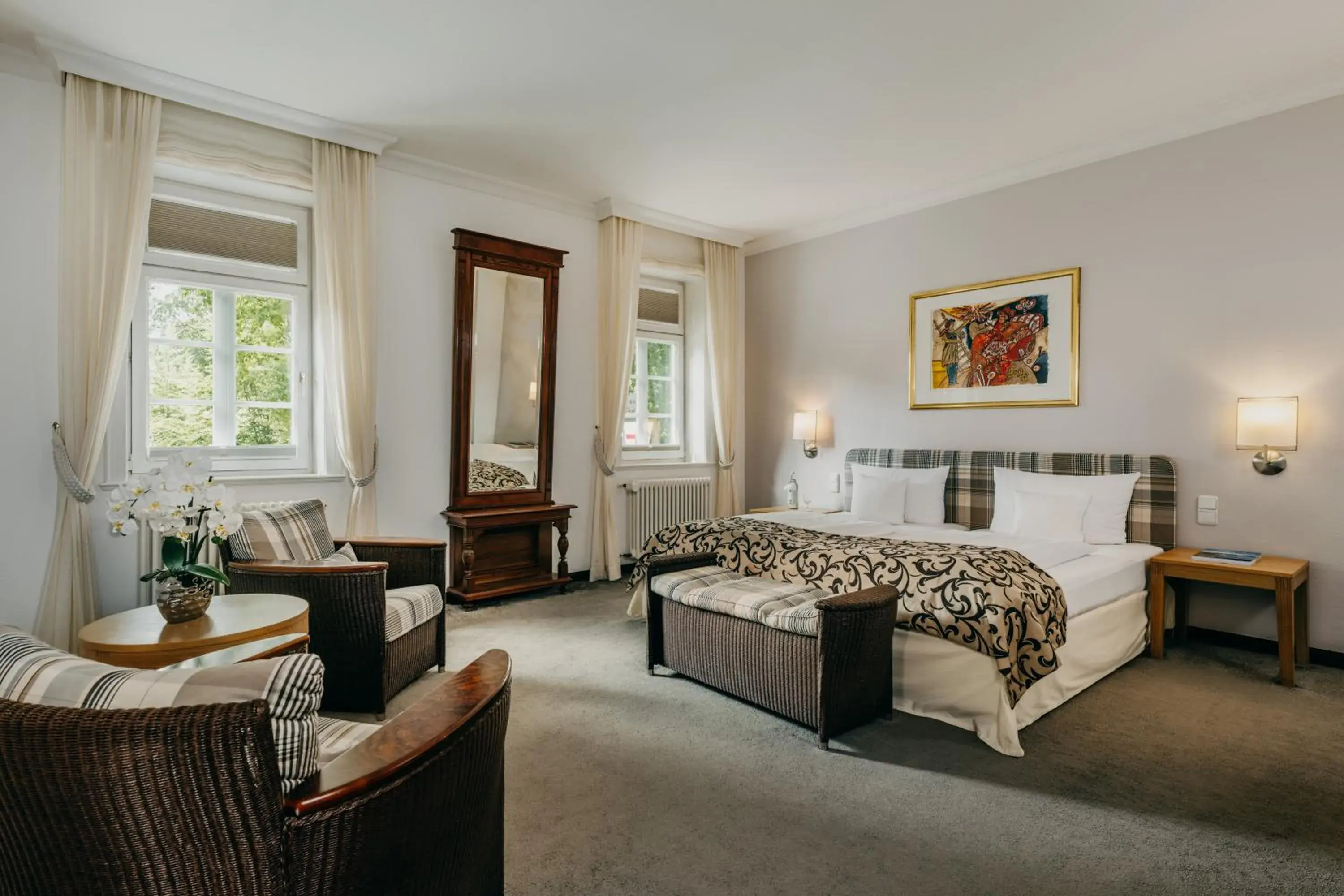 Comfort Double Room in Niemeyers Romantik Posthotel Comfort Double Room in Niemeyers Romantik Posthotel