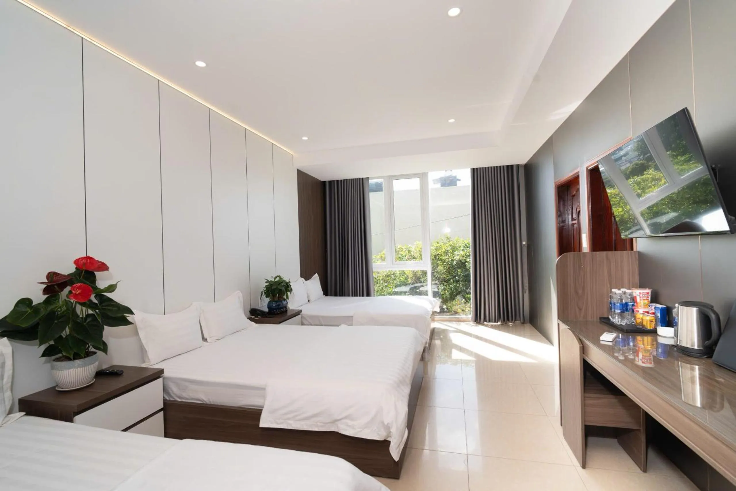 Bed in Ngoc Se Hotel