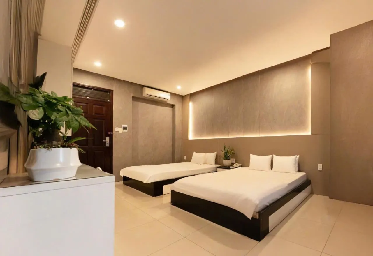Bed in Ngoc Se Hotel