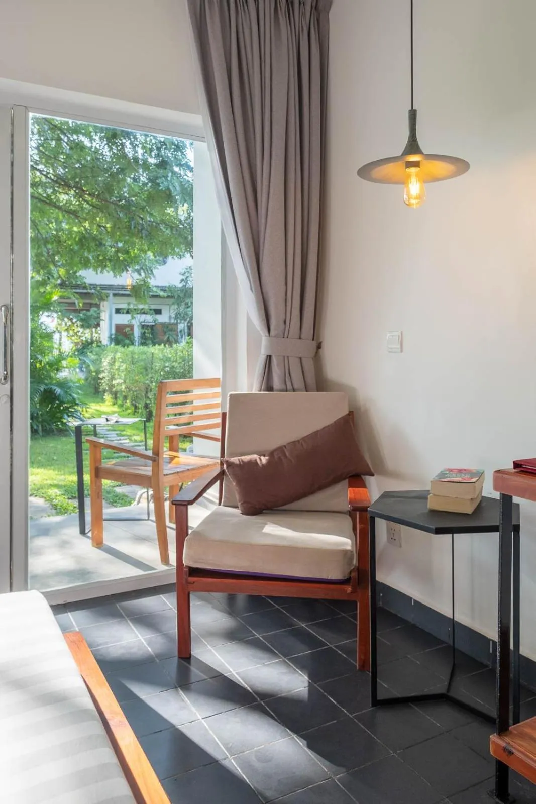 Seating area in Pippali Boutique Hotel