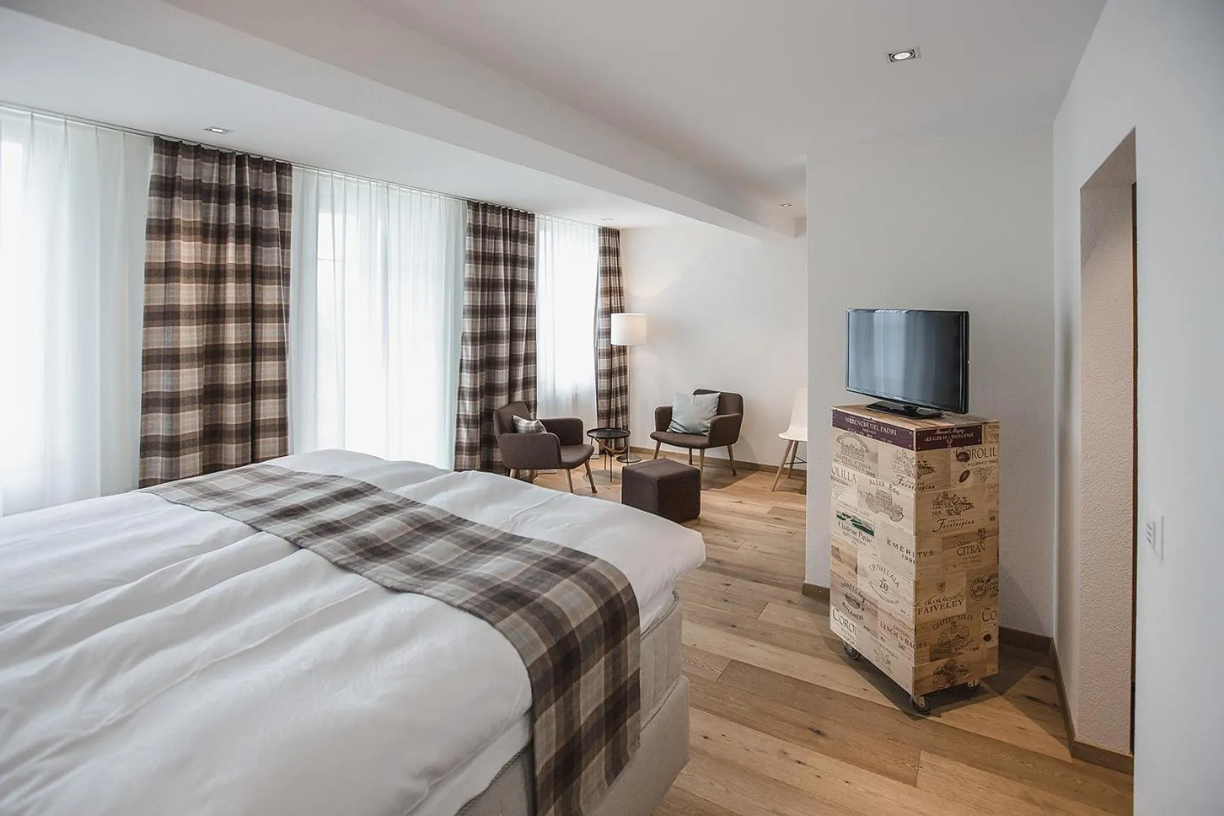 Photo of the whole room, Bed in Boutique Hotel Moosegg