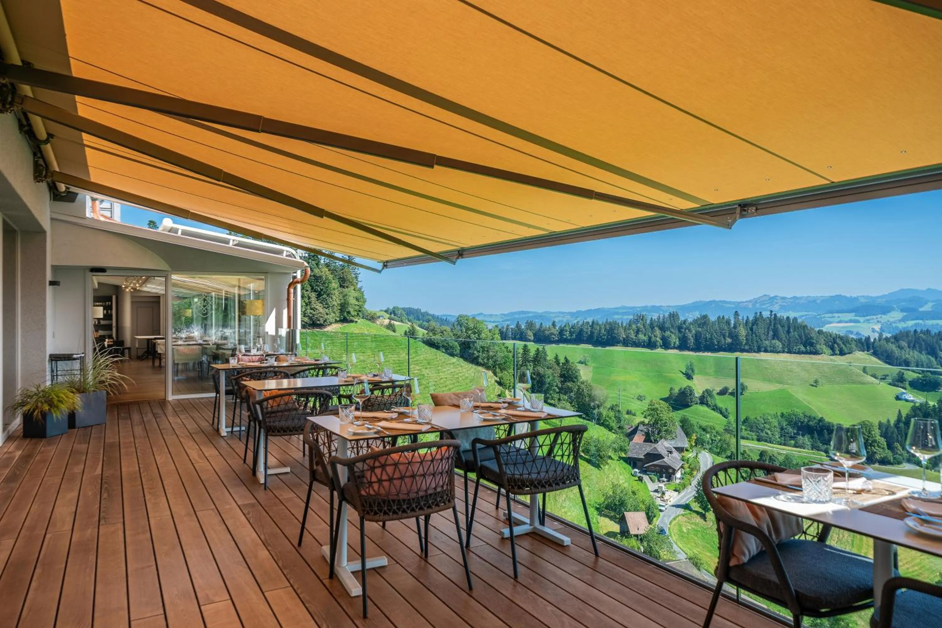 Balcony/Terrace in Boutique Hotel Moosegg