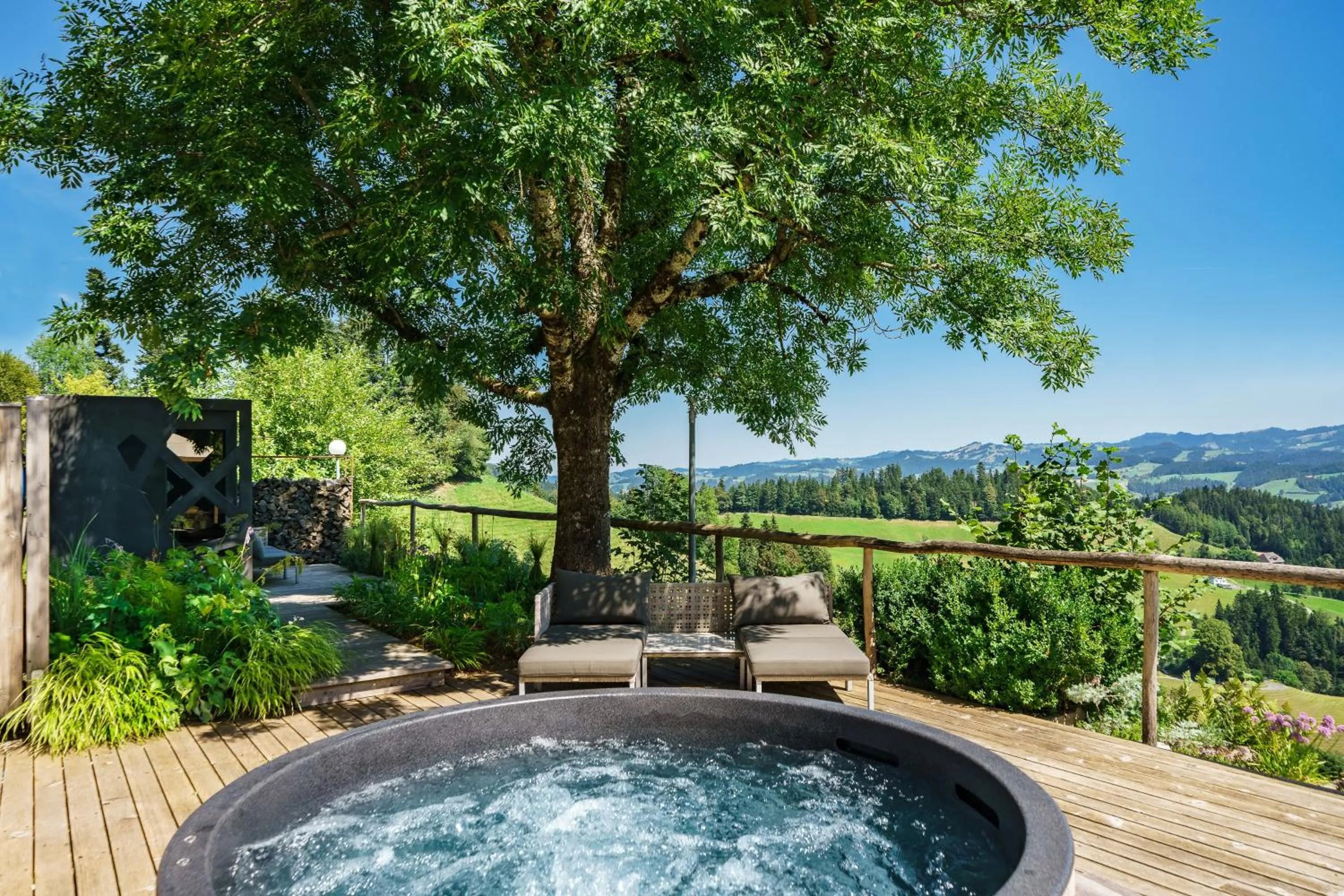 Natural landscape in Boutique Hotel Moosegg