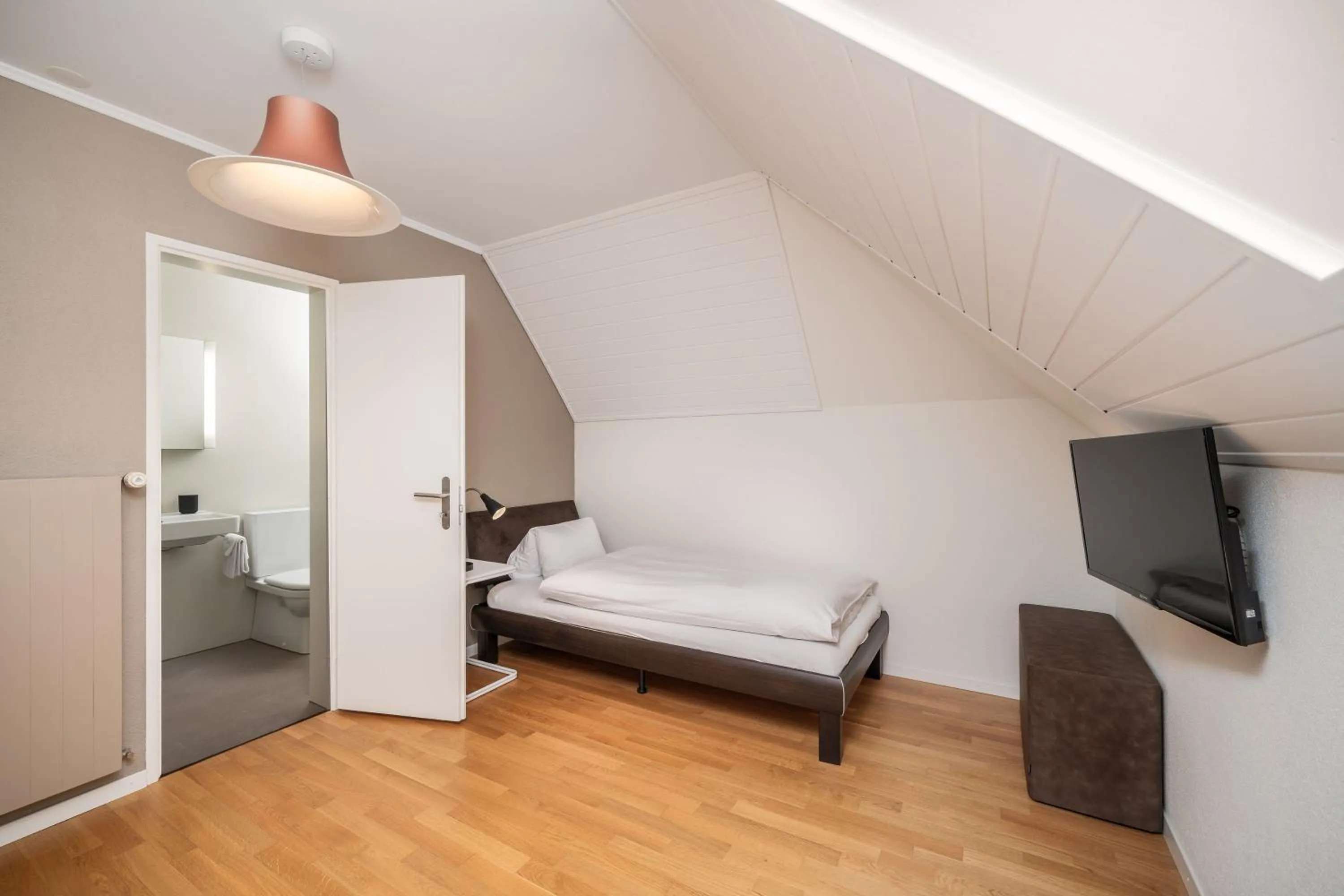 Photo of the whole room, Bed in Boutique Hotel Moosegg