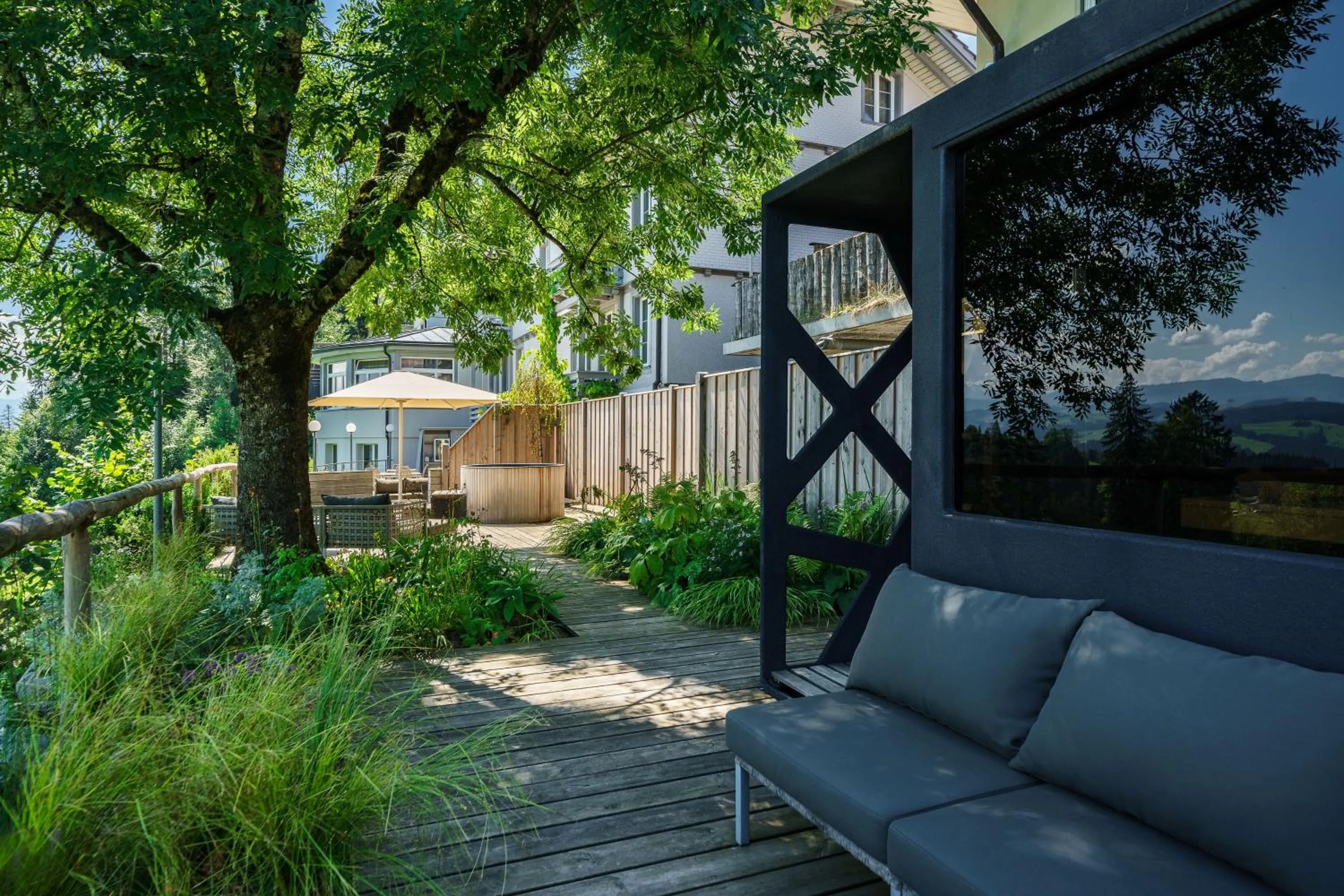 Seating area in Boutique Hotel Moosegg