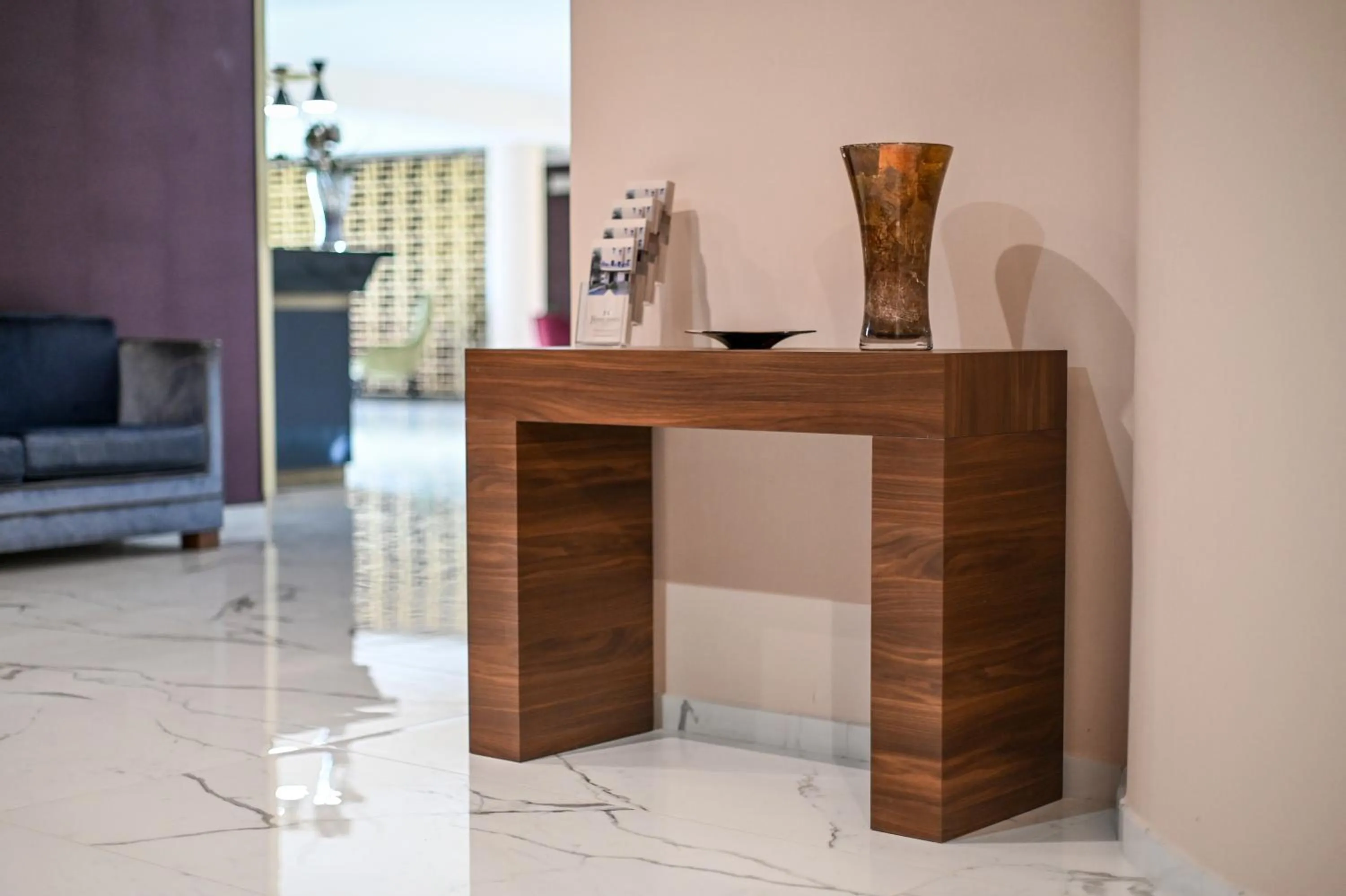 Lobby or reception in Roma Domus Hotel