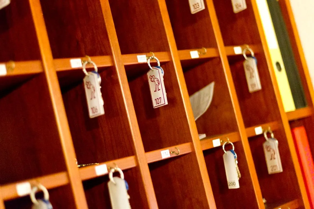 Lobby or reception in Hotel-Pension Bleckmann