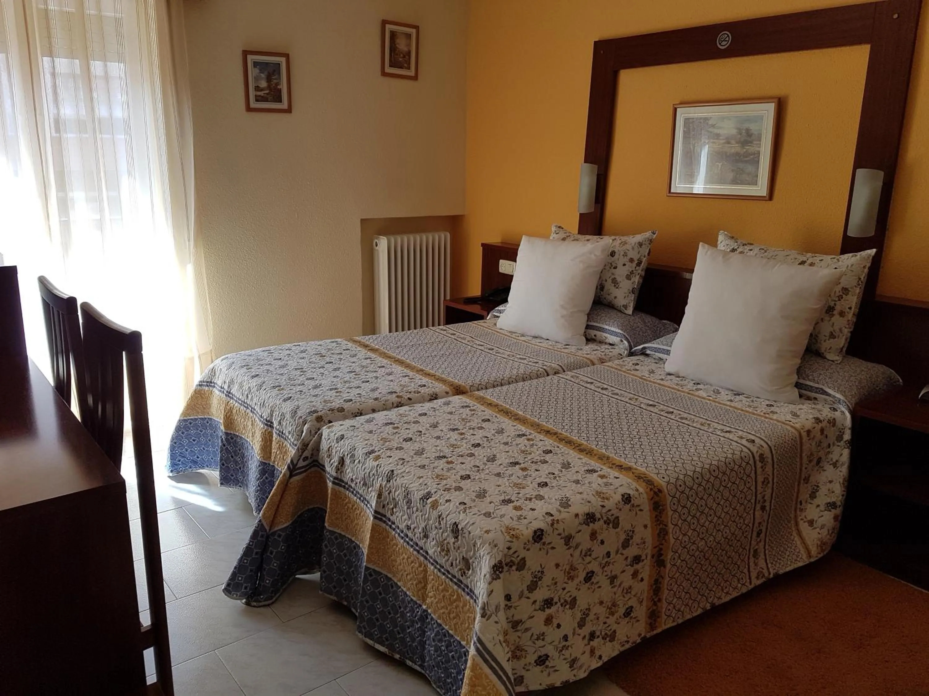 Bed in Hotel Fray Juán Gil