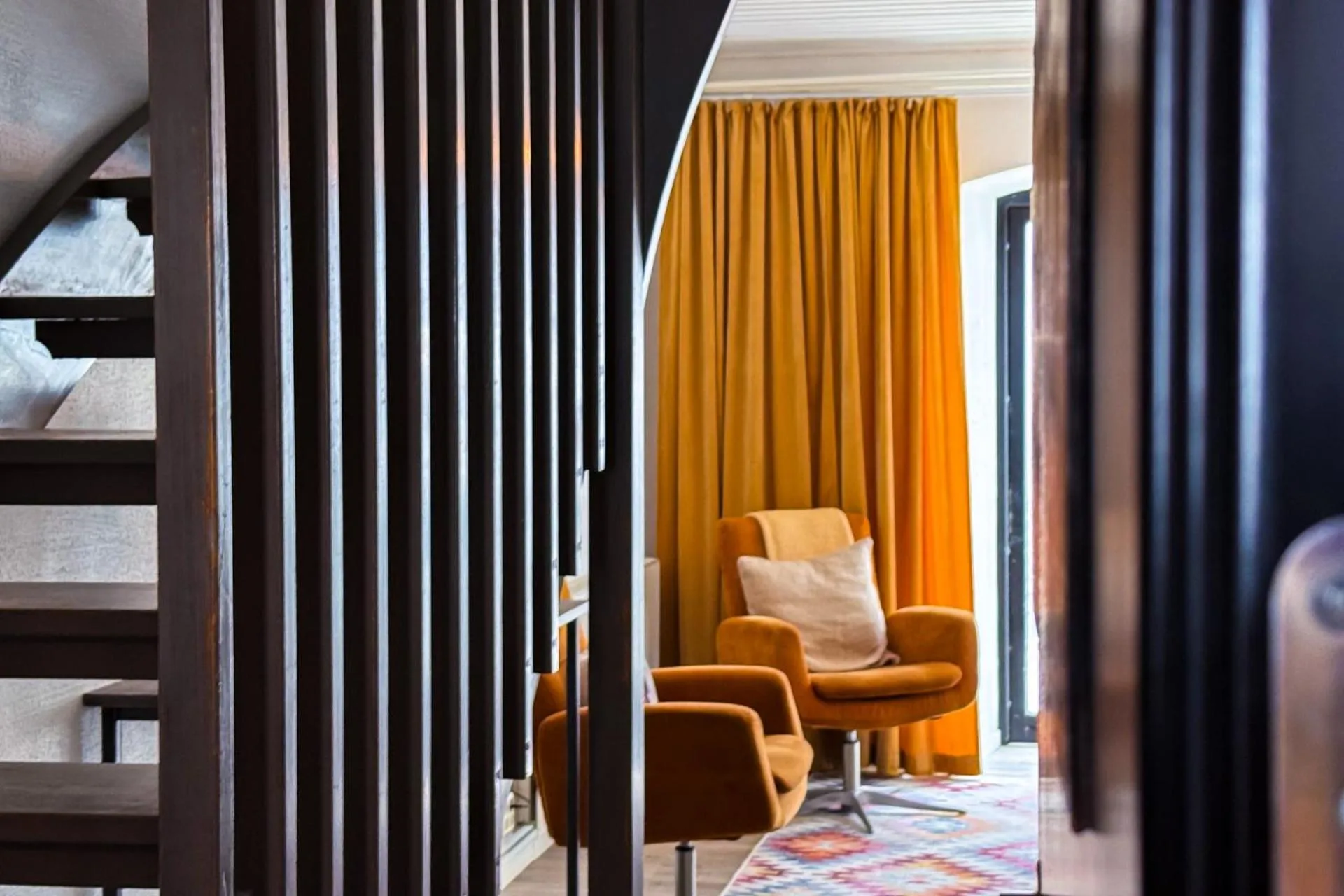 Living room in Hotell Mossbylund