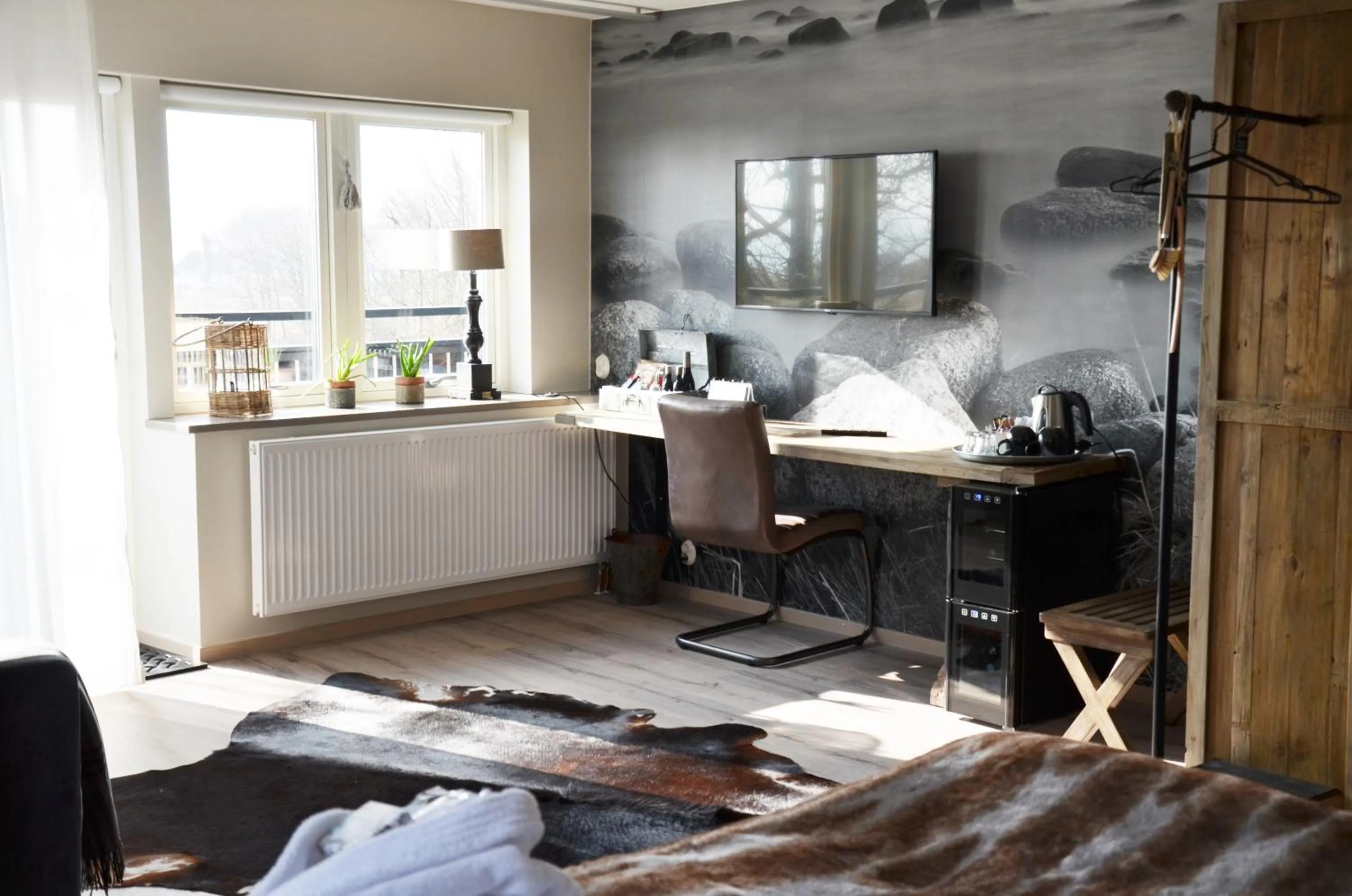 Living room in Hotell Mossbylund