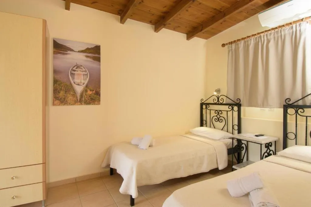Bed in Ammoudara Beach Hotel Apartments