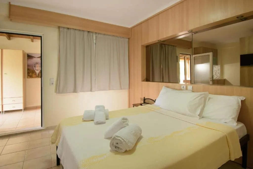 Bed in Ammoudara Beach Hotel Apartments
