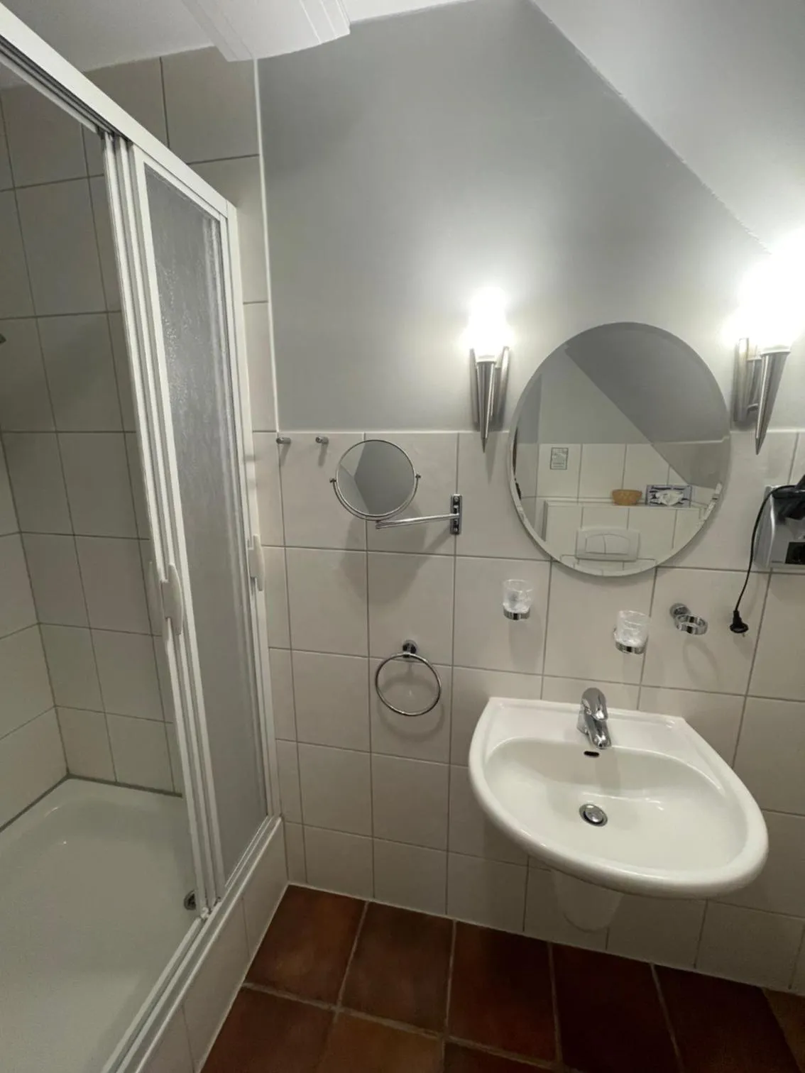 Bathroom in Gästehaus Windflüchter
