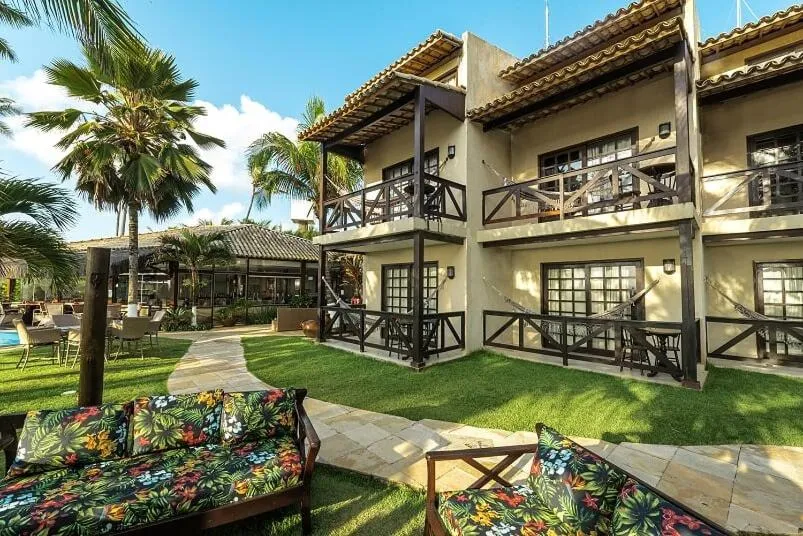 Garden view in Pousada Recanto do Lobo