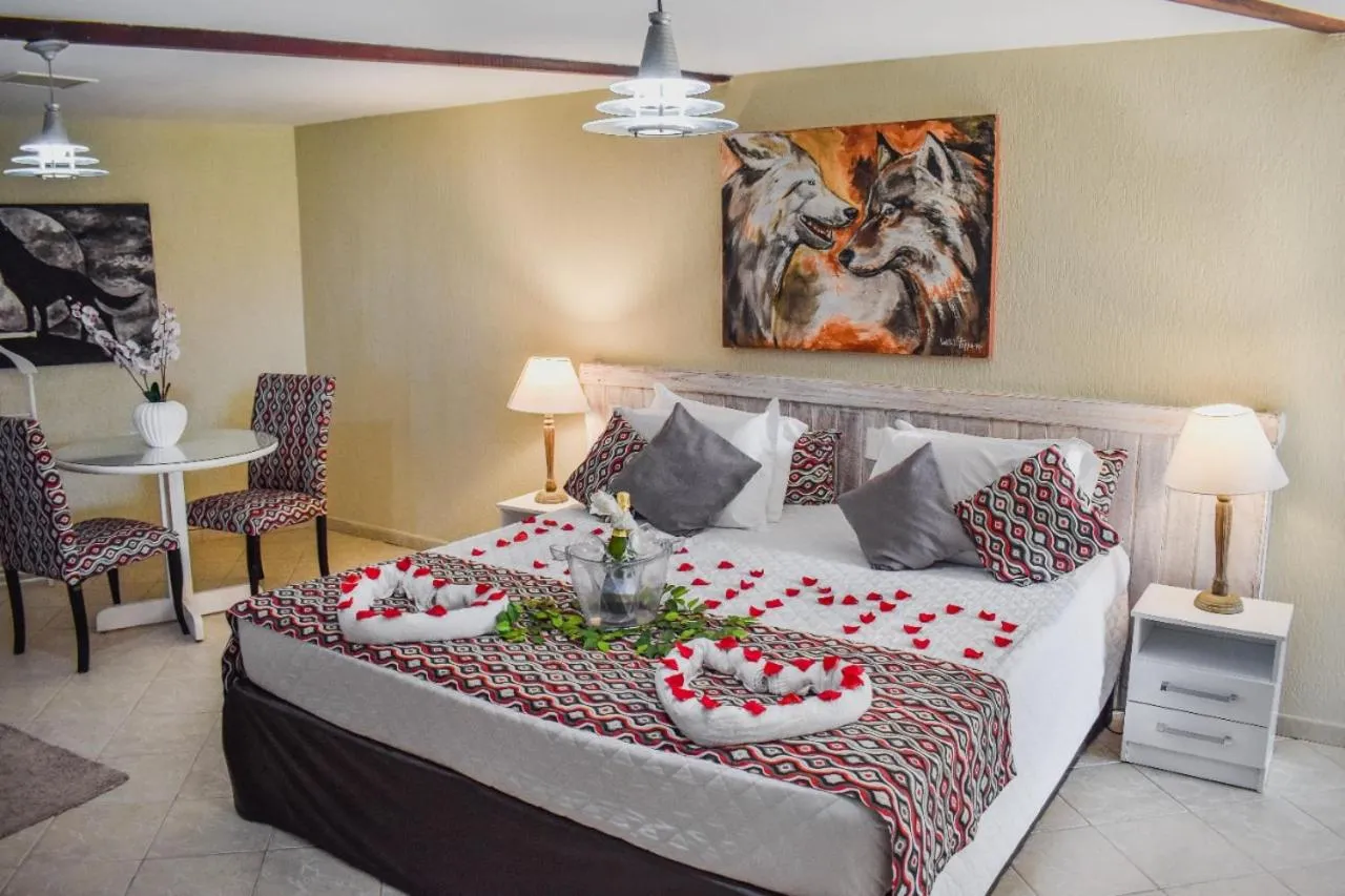 Bed in Pousada Recanto do Lobo