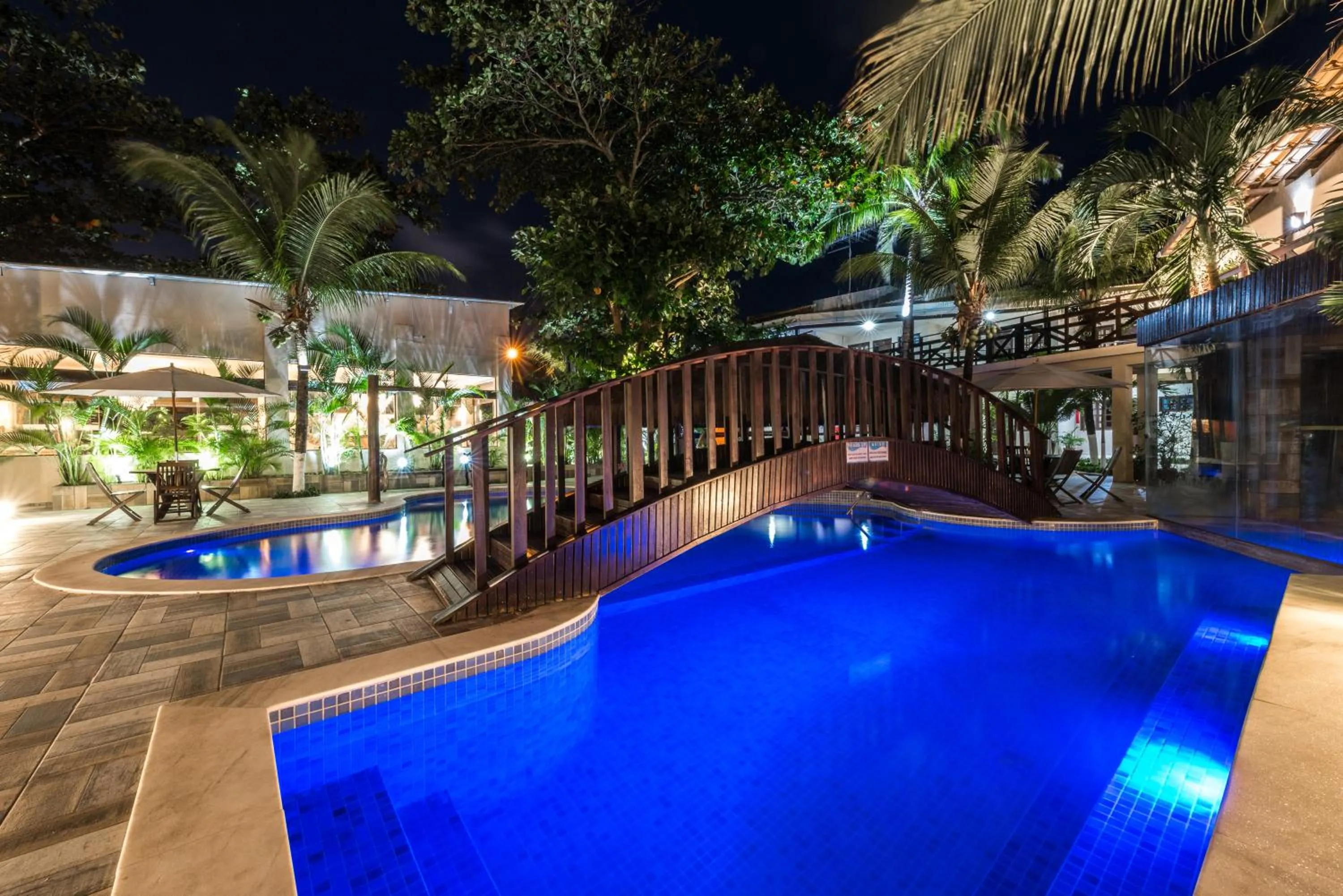 Swimming pool in Pousada Recanto do Lobo