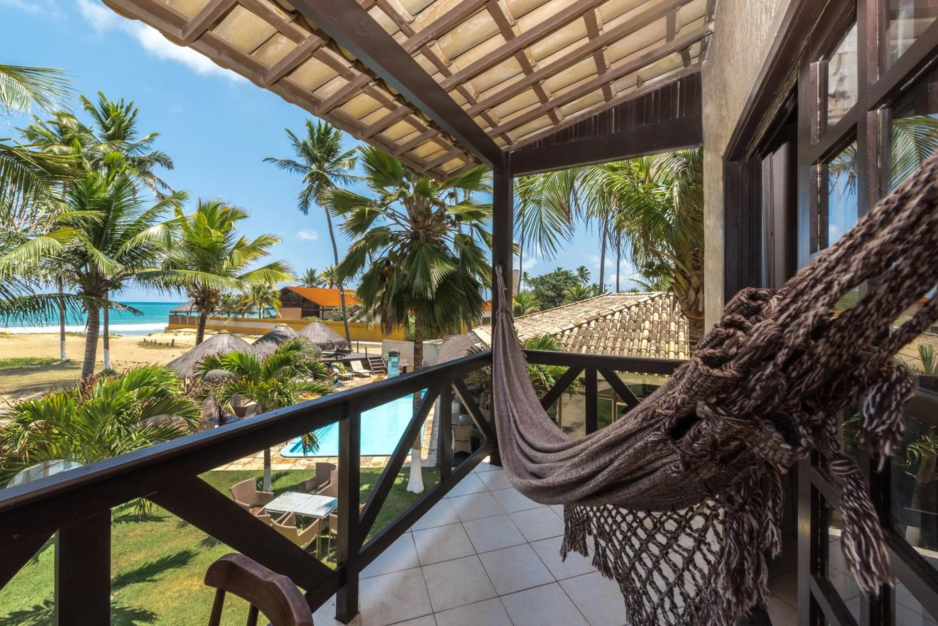 Balcony/Terrace in Pousada Recanto do Lobo