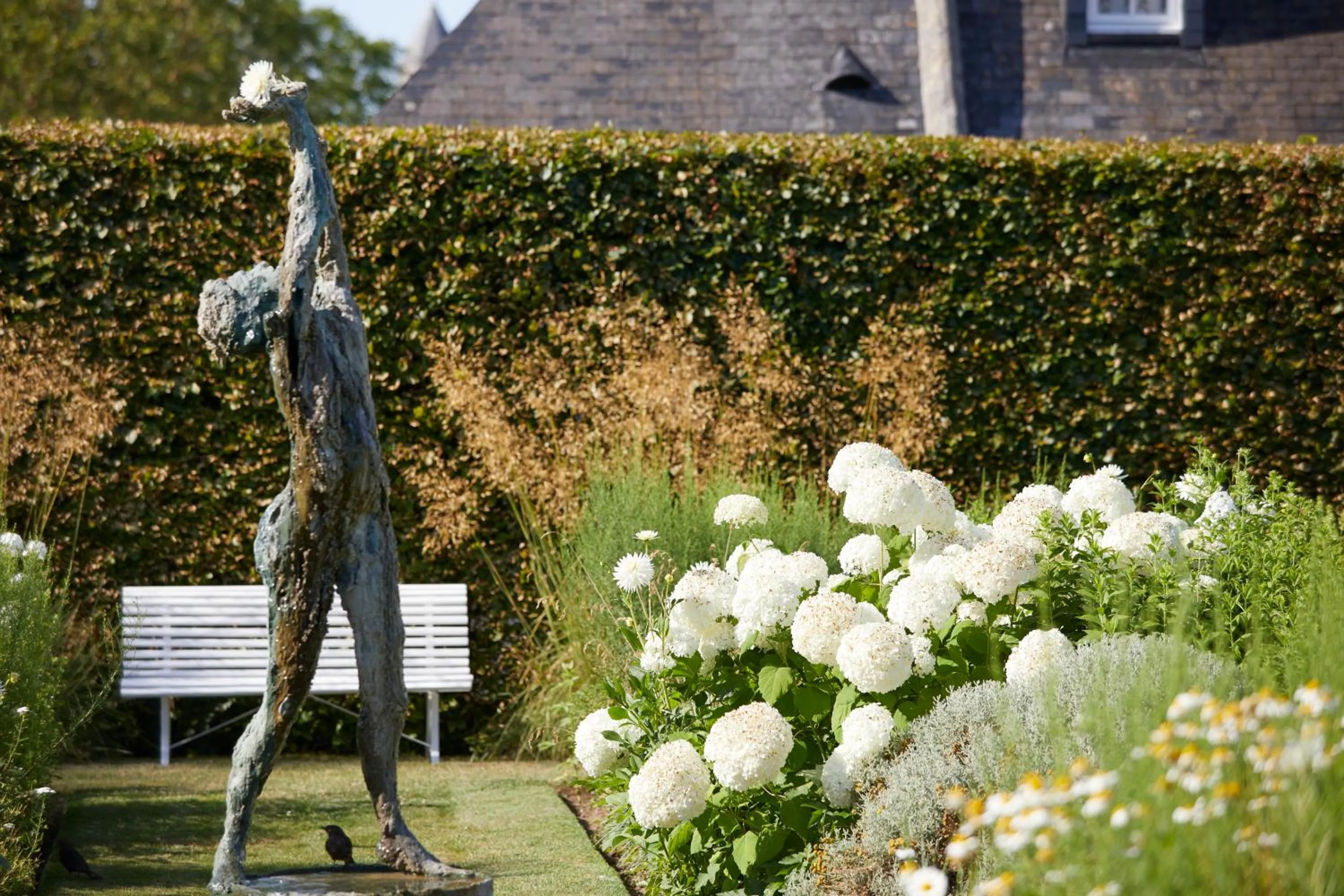 Garden in Chateau d'Audrieu
