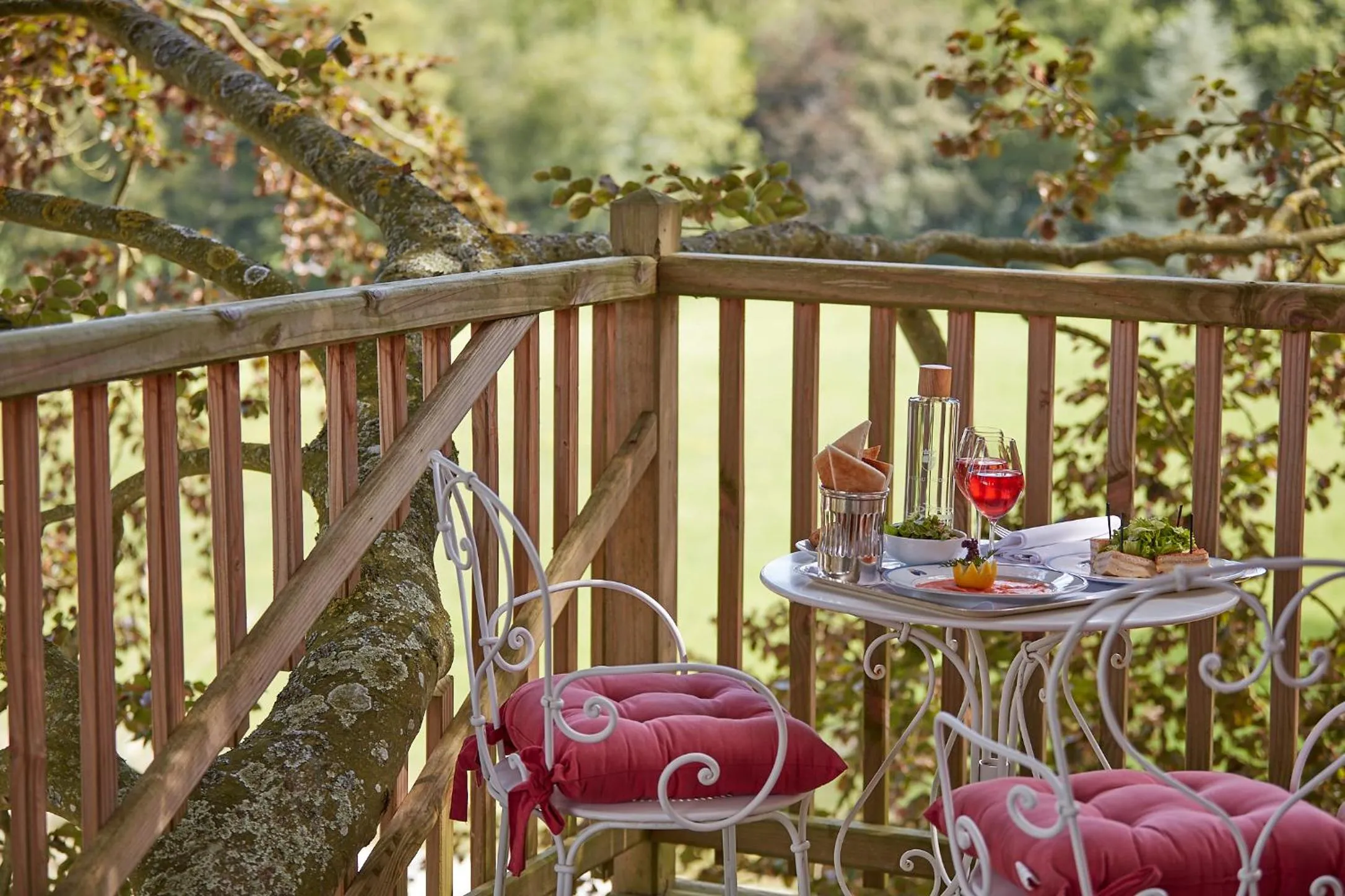 Balcony/Terrace in Chateau d'Audrieu