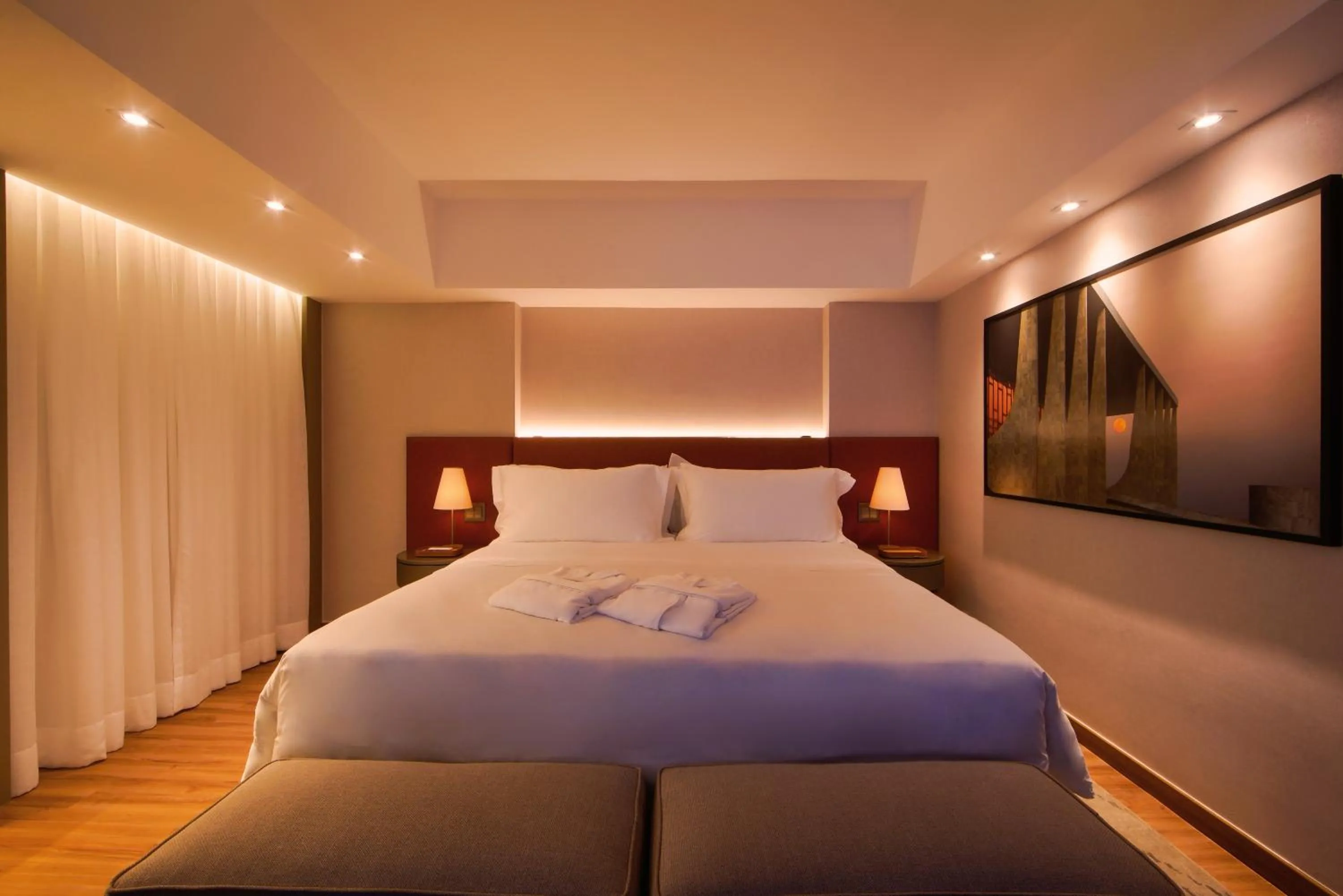 Bed in Kubitschek Plaza Hotel