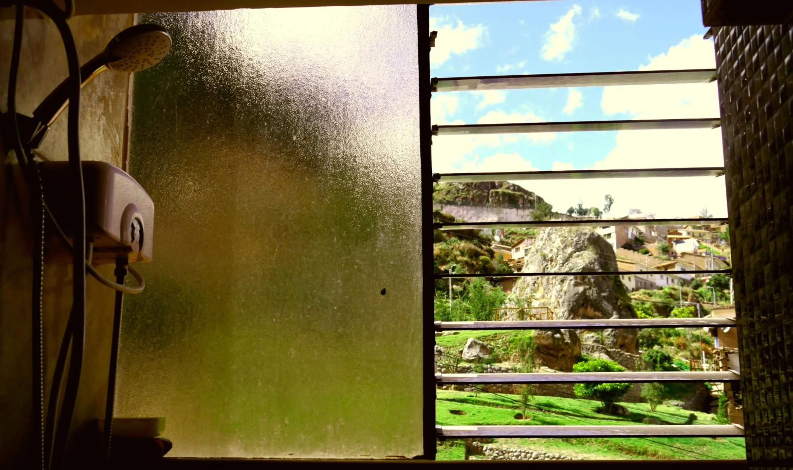 Garden view in Namaste House