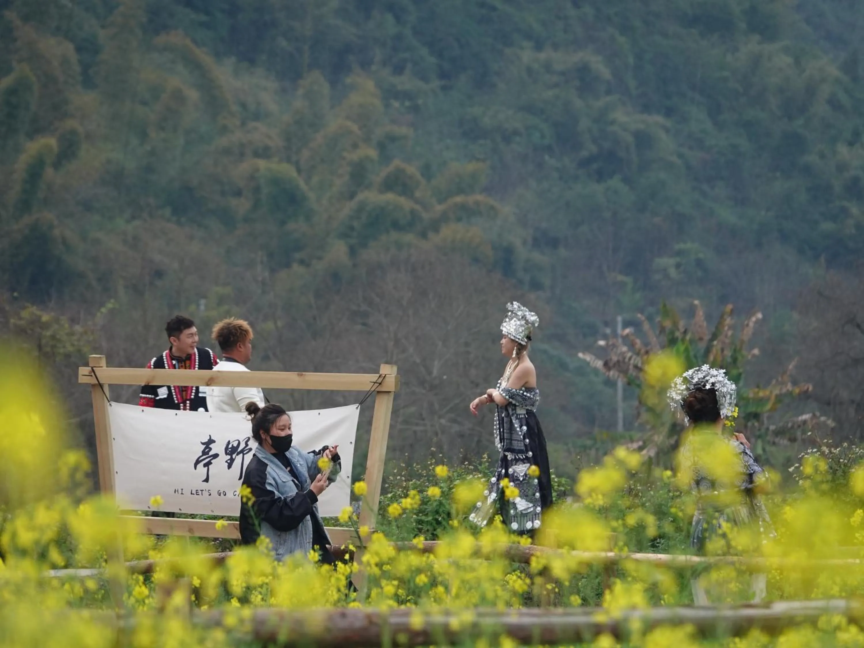 Hiking in Yangshuo Xiao Long River Hotel