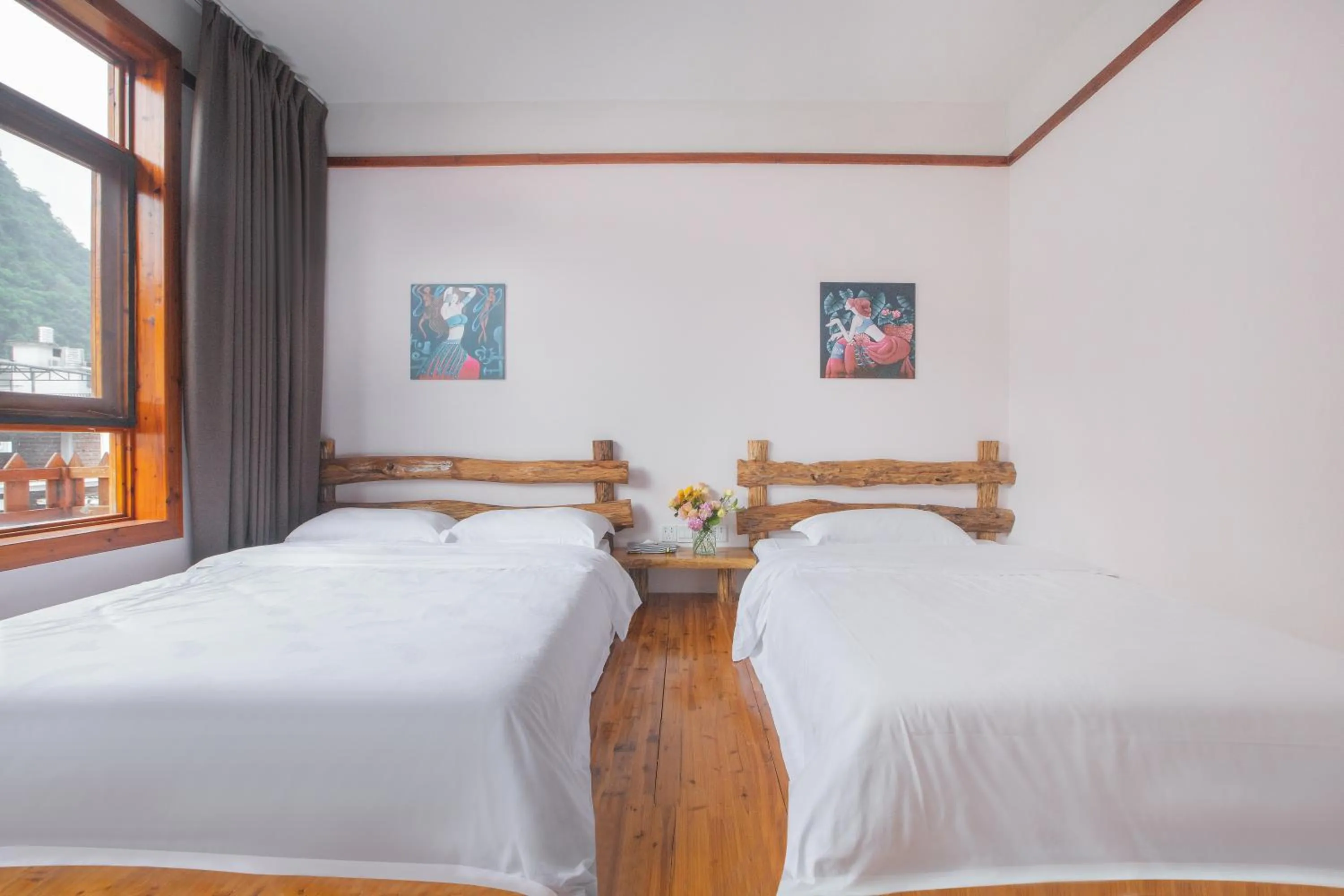 Decorative detail in Yangshuo Xiao Long River Hotel