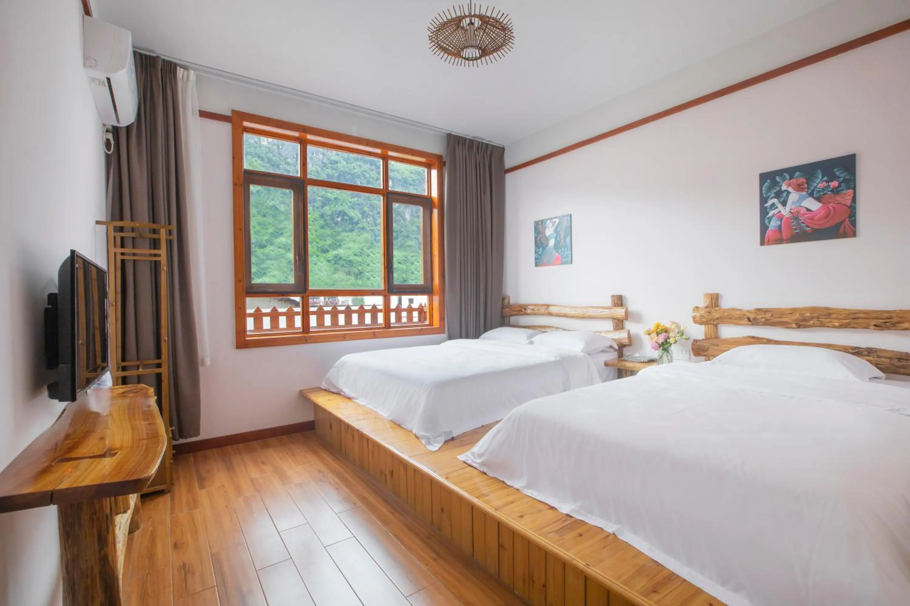 Decorative detail in Yangshuo Xiao Long River Hotel