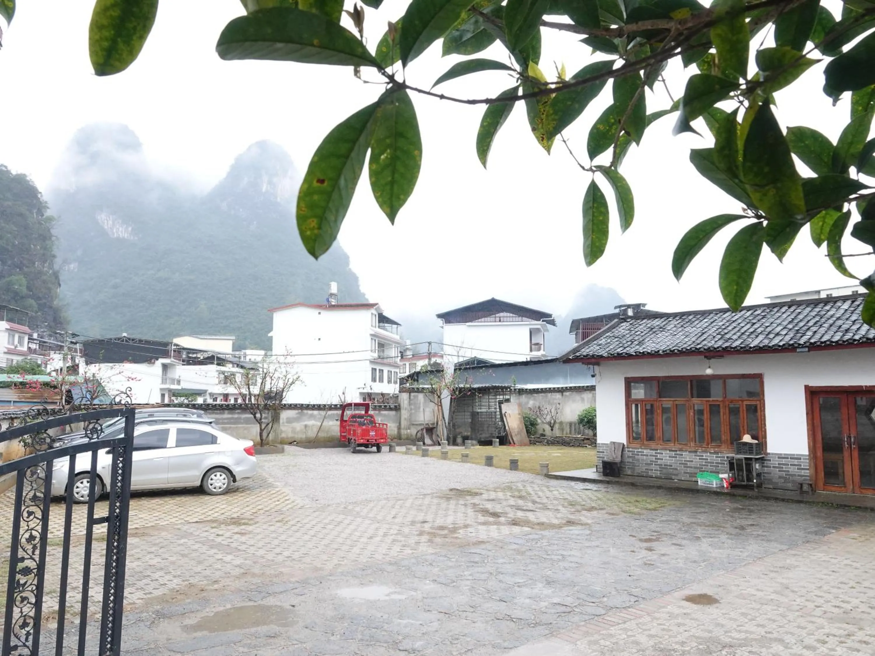 Parking in Yangshuo Xiao Long River Hotel