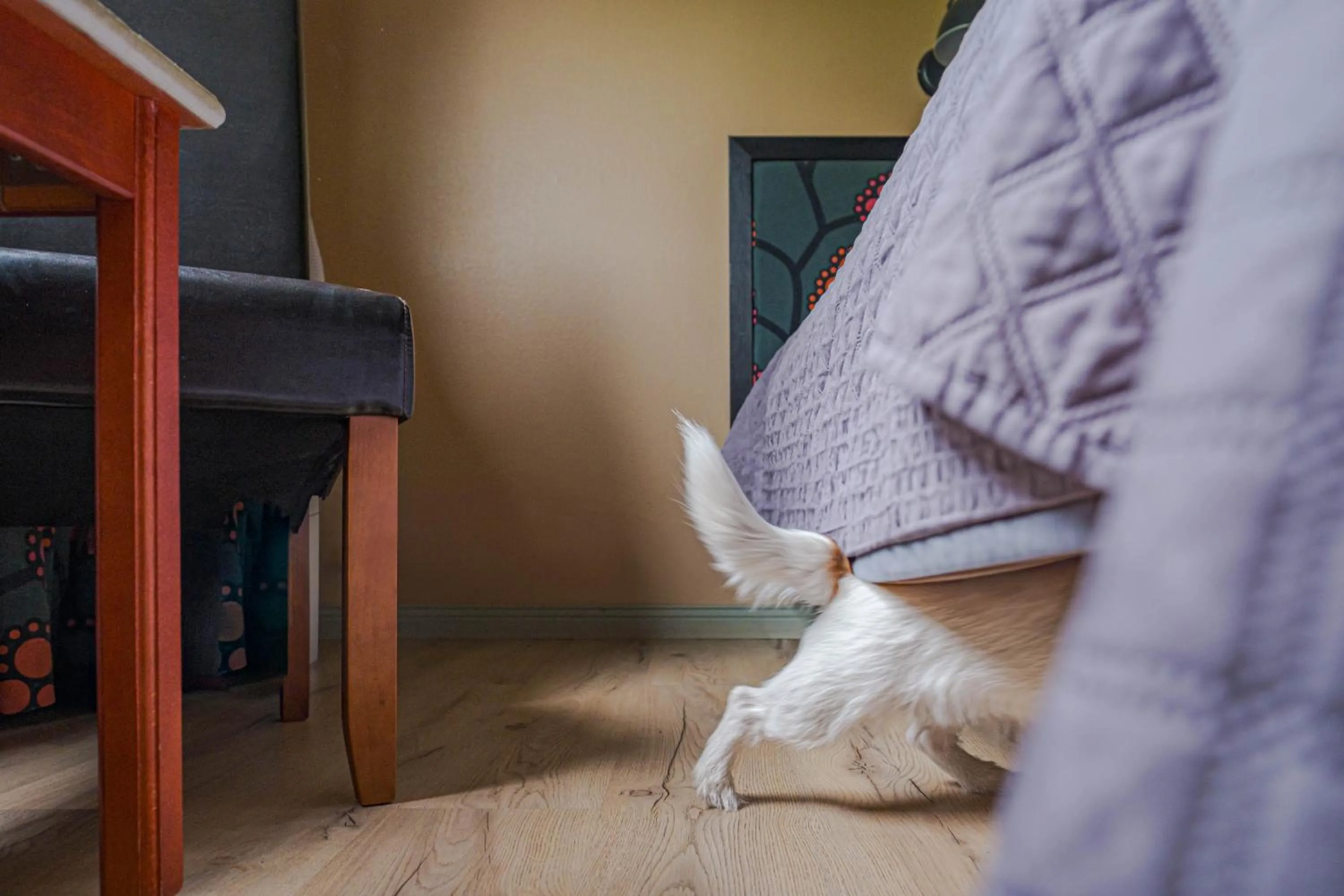 Bed in Jämtkrogen Hotell