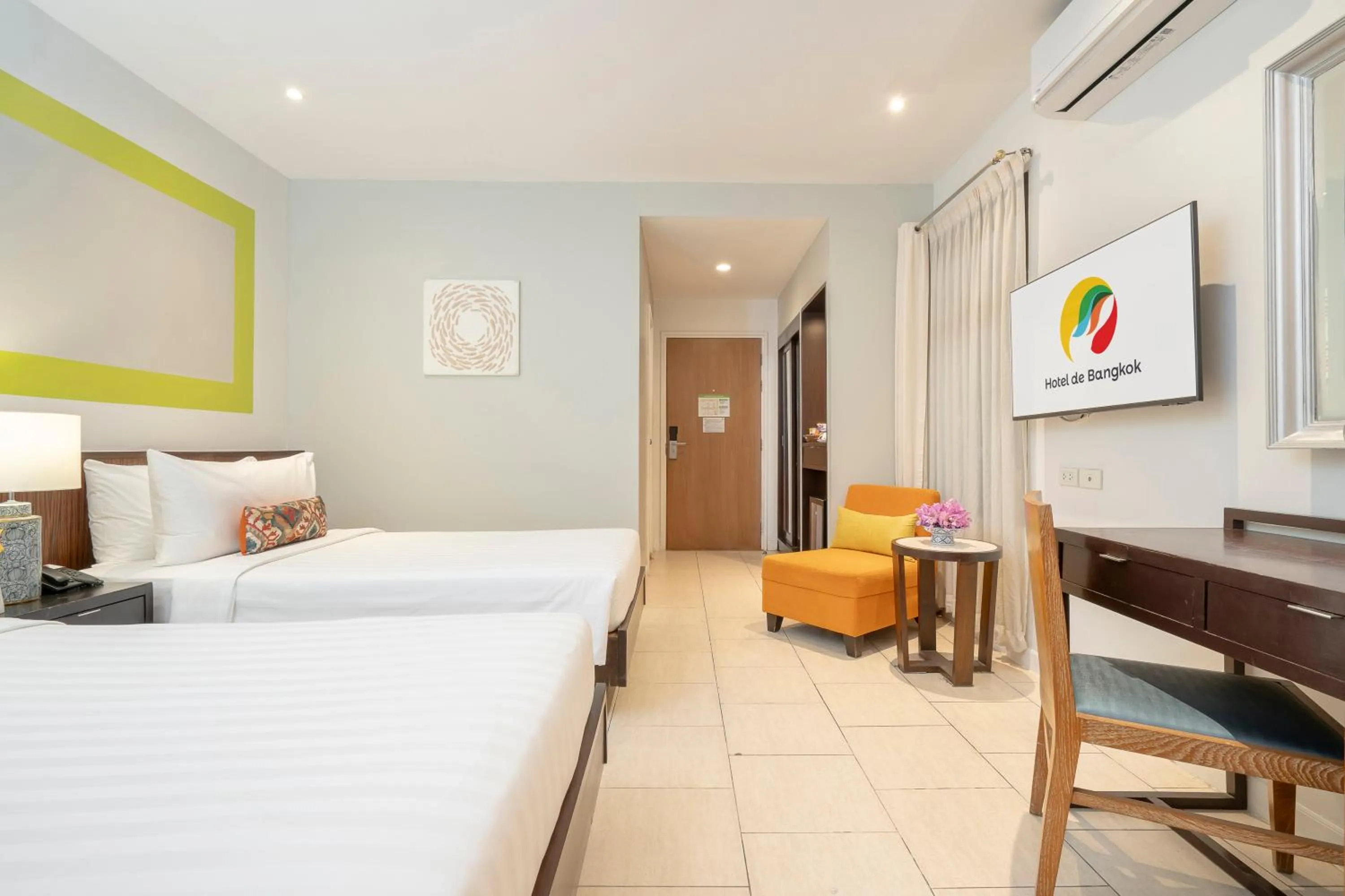 Bed in Hotel De Bangkok