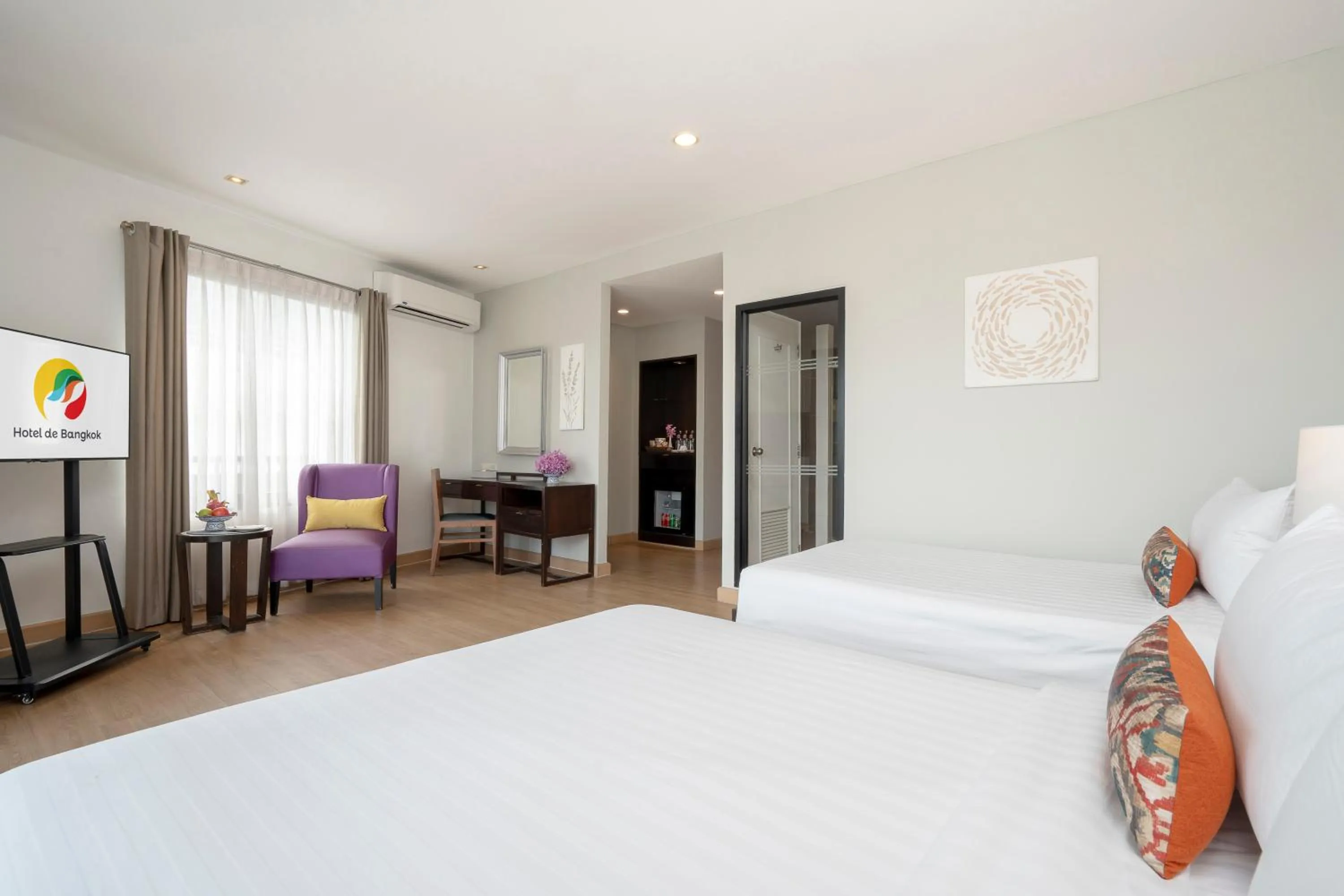 Bed in Hotel De Bangkok