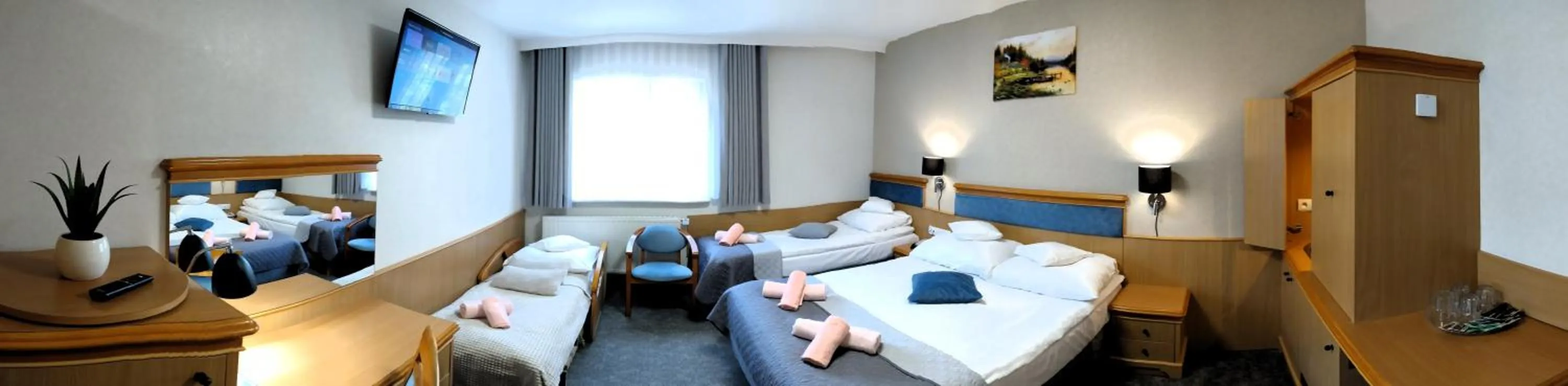 Bed in Olimpia Resort & SPA