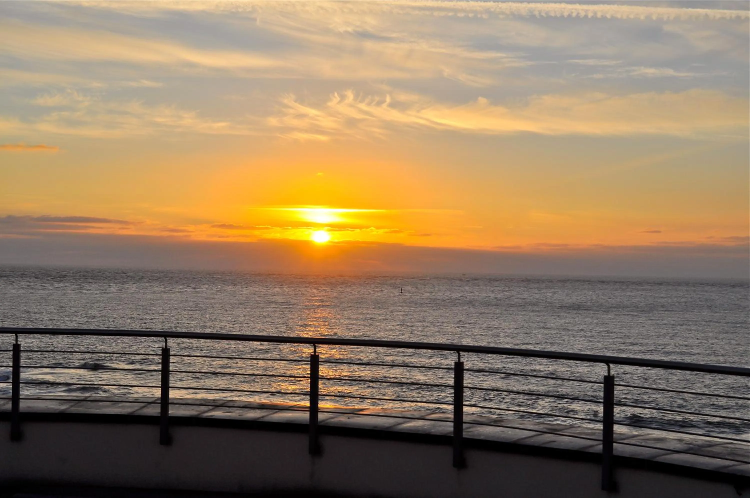 Sunset in Strandhotel Georgshöhe