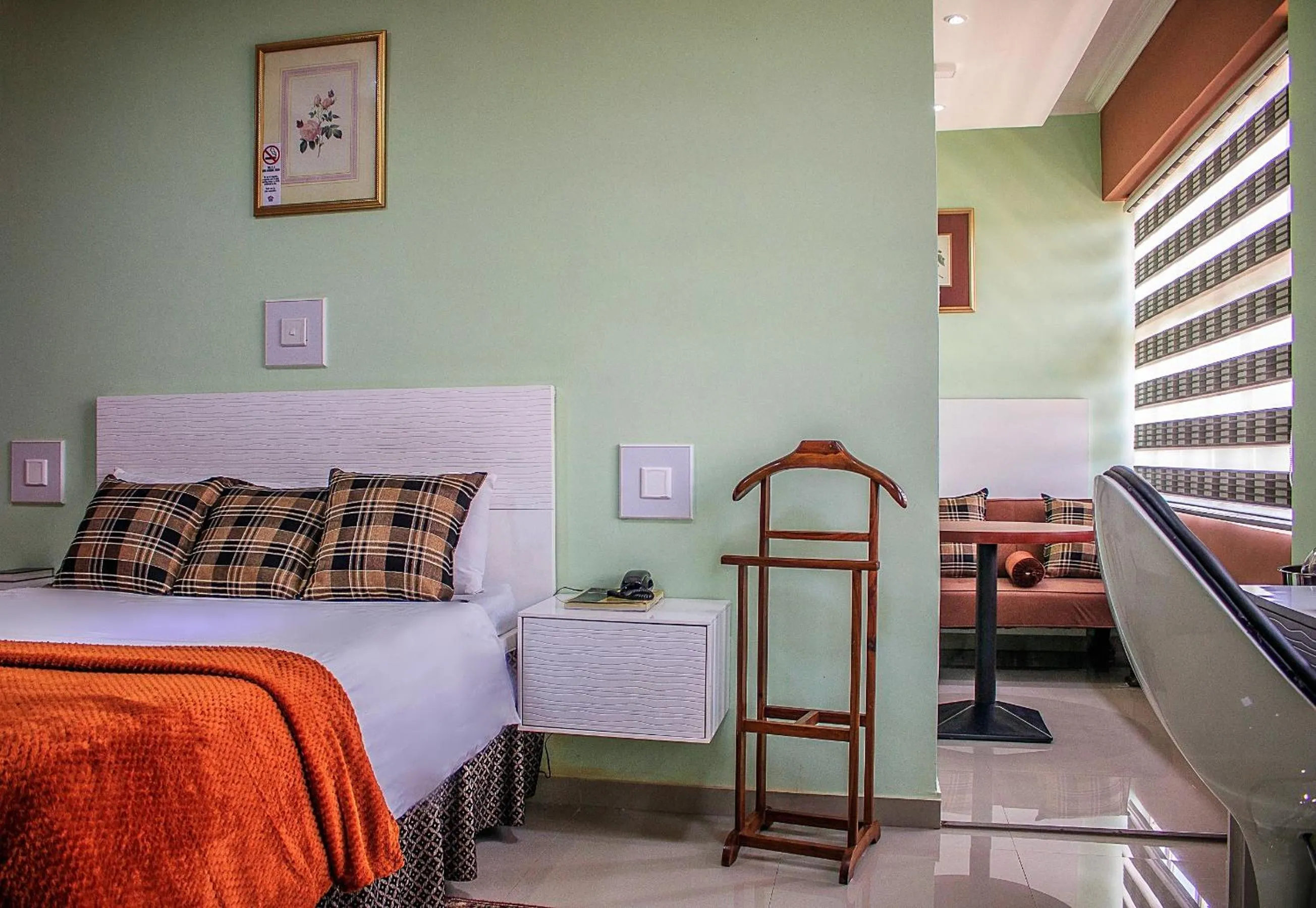 Bed in New Fairmount Hotel and Casino