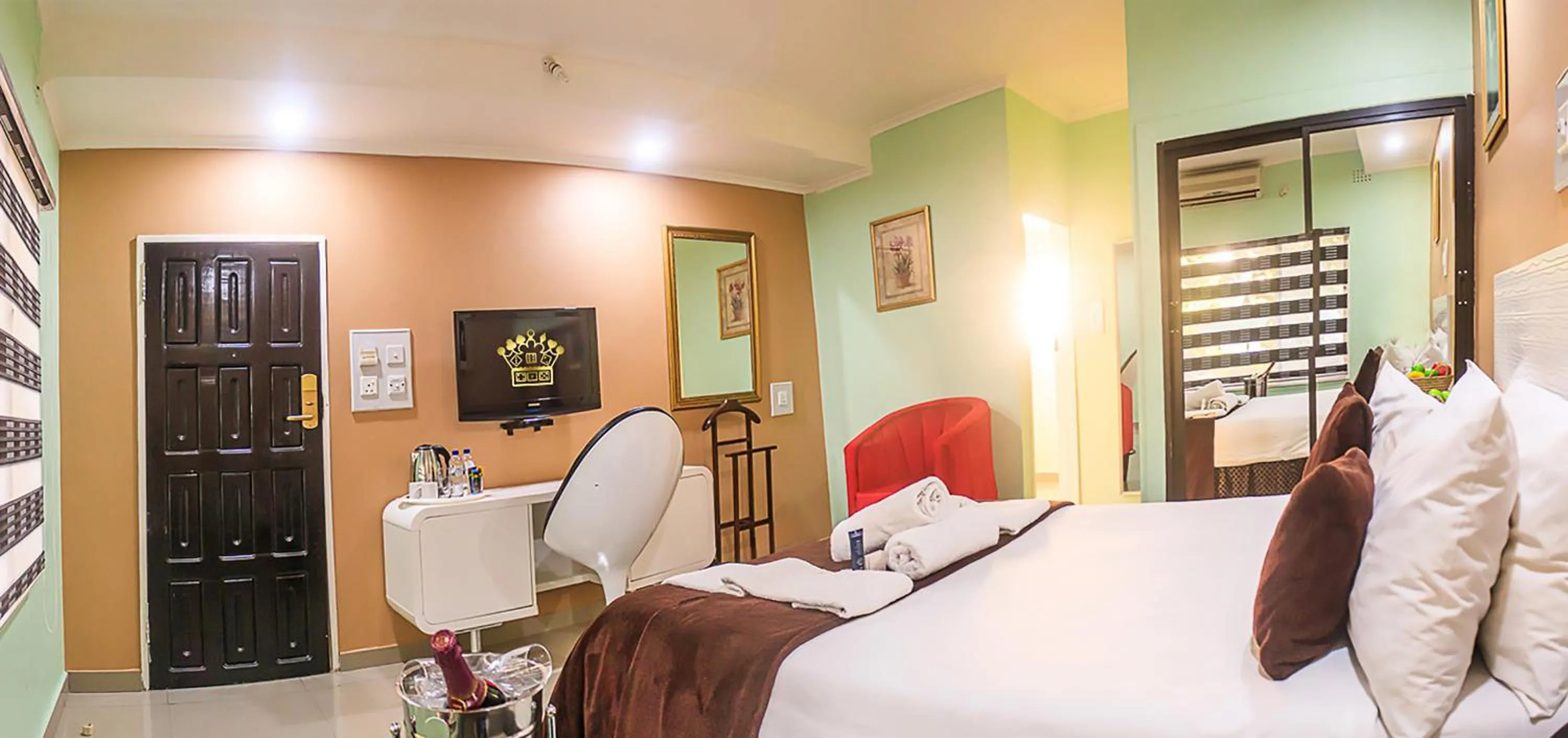 Bed in New Fairmount Hotel and Casino