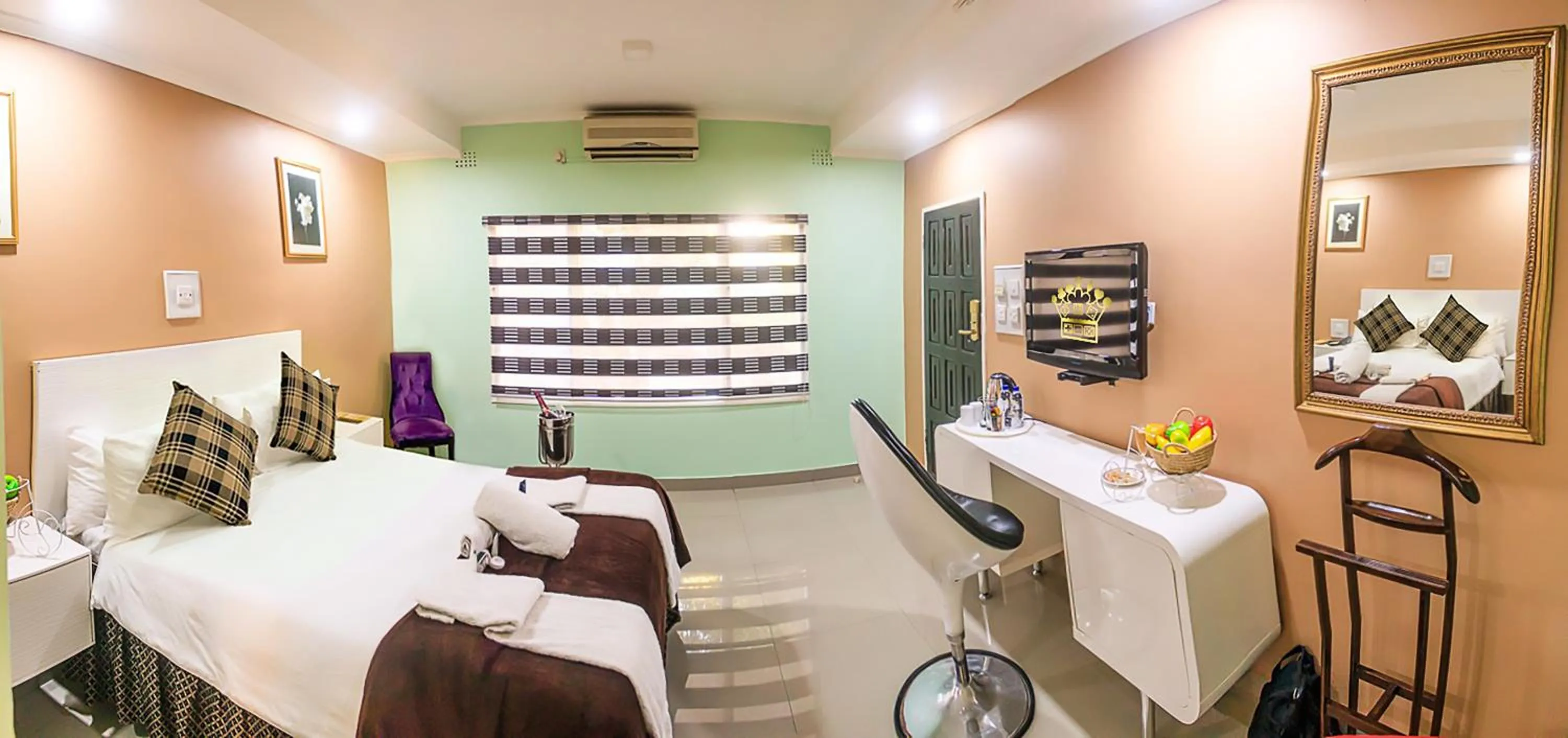 Bed in New Fairmount Hotel and Casino