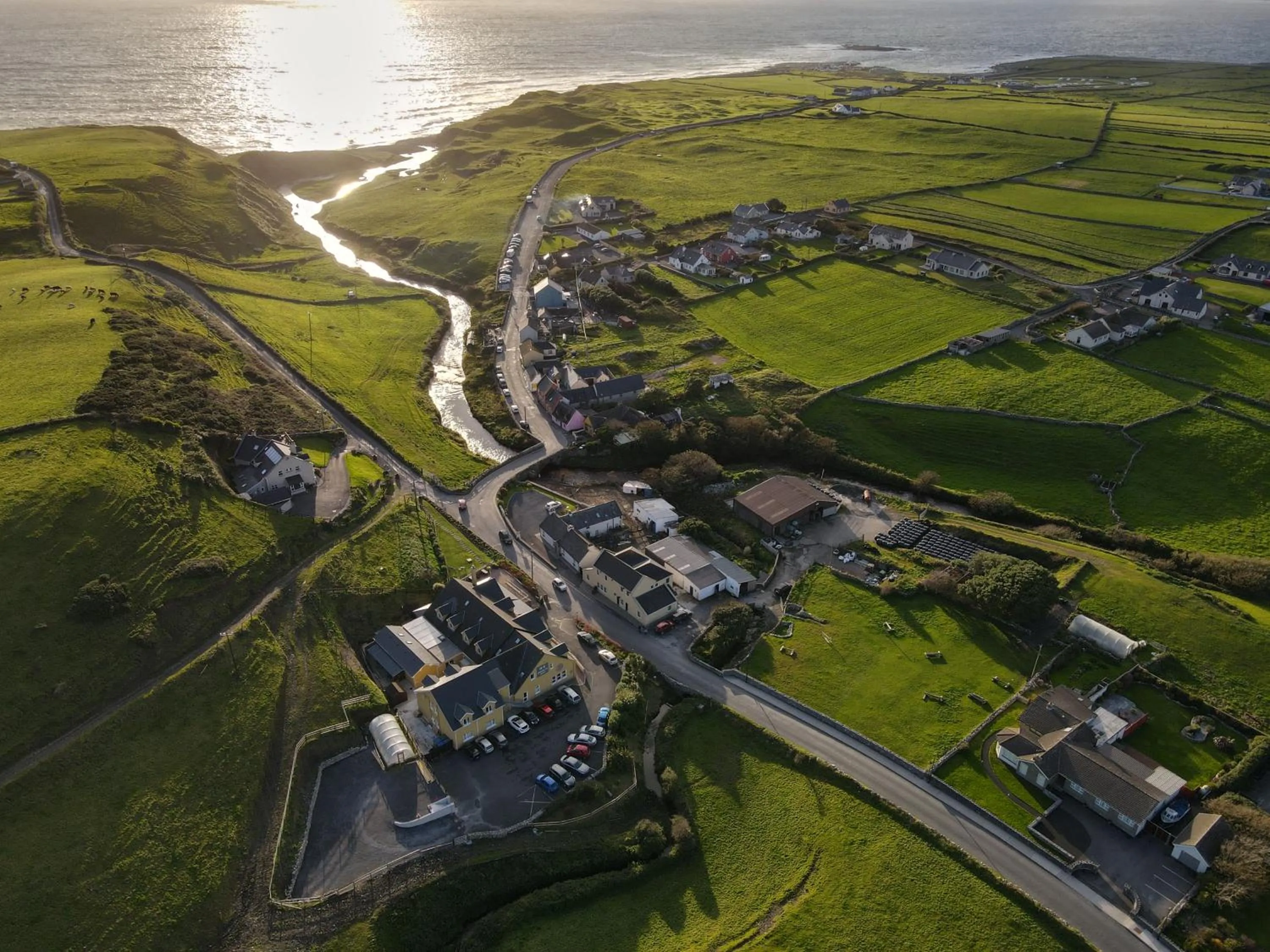 Bird's eye view in Doolin Inn