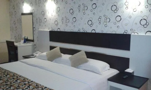 Bed in Hotel Oval